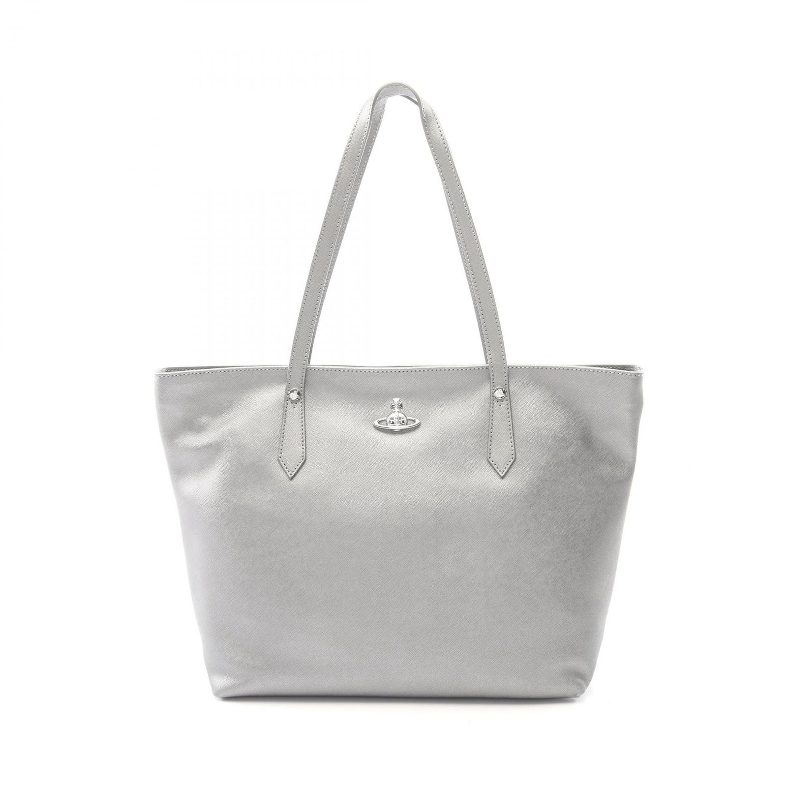 Vivienne Westwood トートバッグ レザー グレー ショッパー ヴィヴィアンウエストウッド 札幌市東区 新道東店 Vivienne Westwood（ヴィヴィアンウエストウッド） トートバッグ