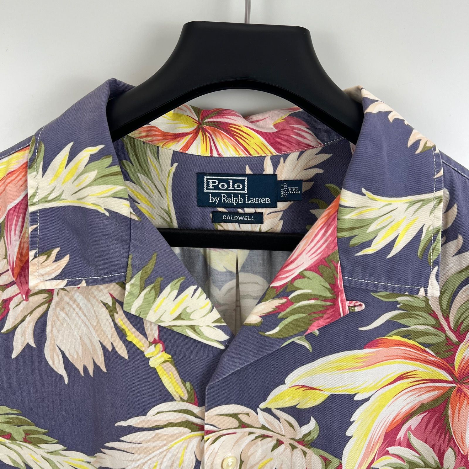 POLO by Ralph Lauren 90s vintage CALDWELL cotton aloha shirts XXL 