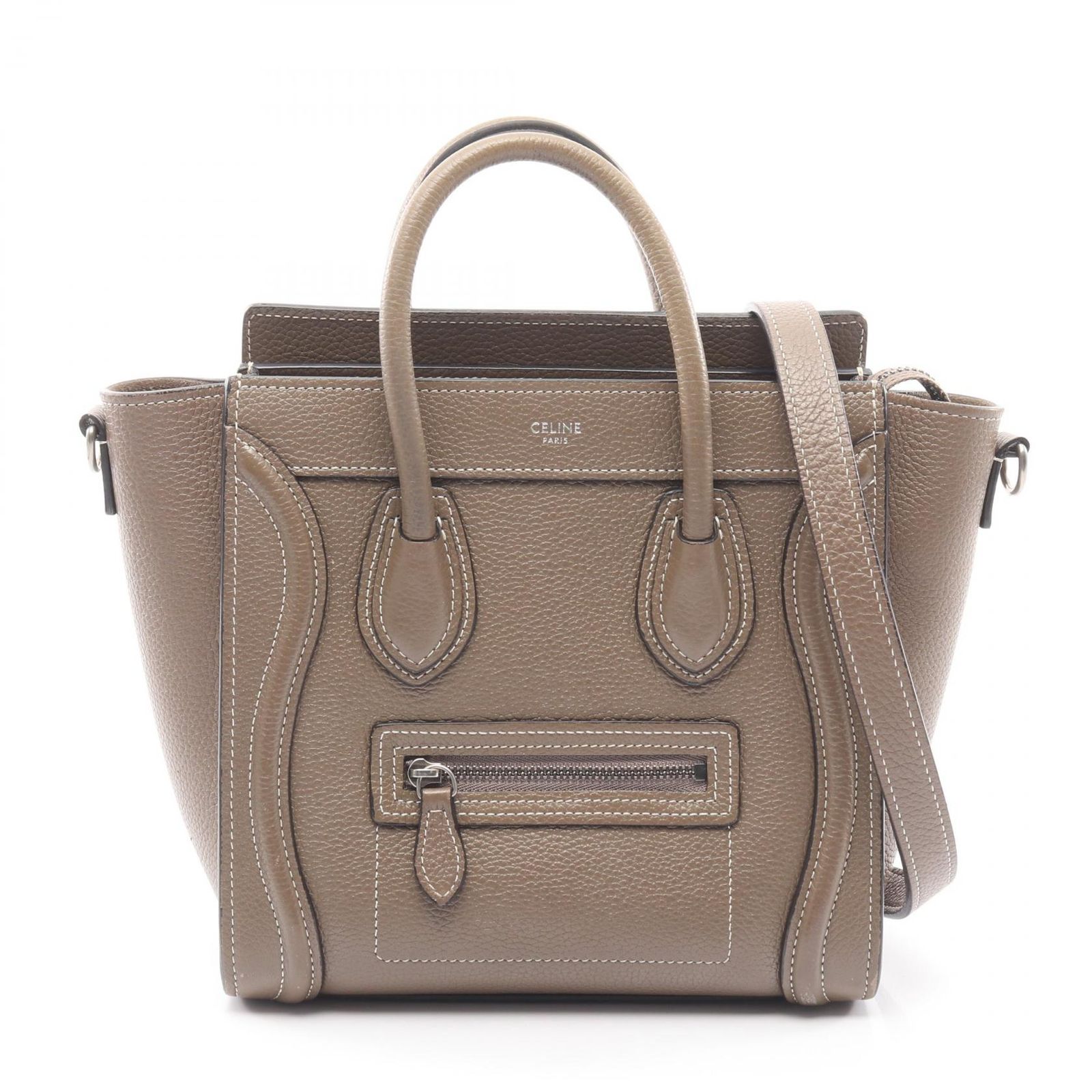 セリーヌ CELINE ハンドバッグ ラゲージ ナノショッパー 2WAY 