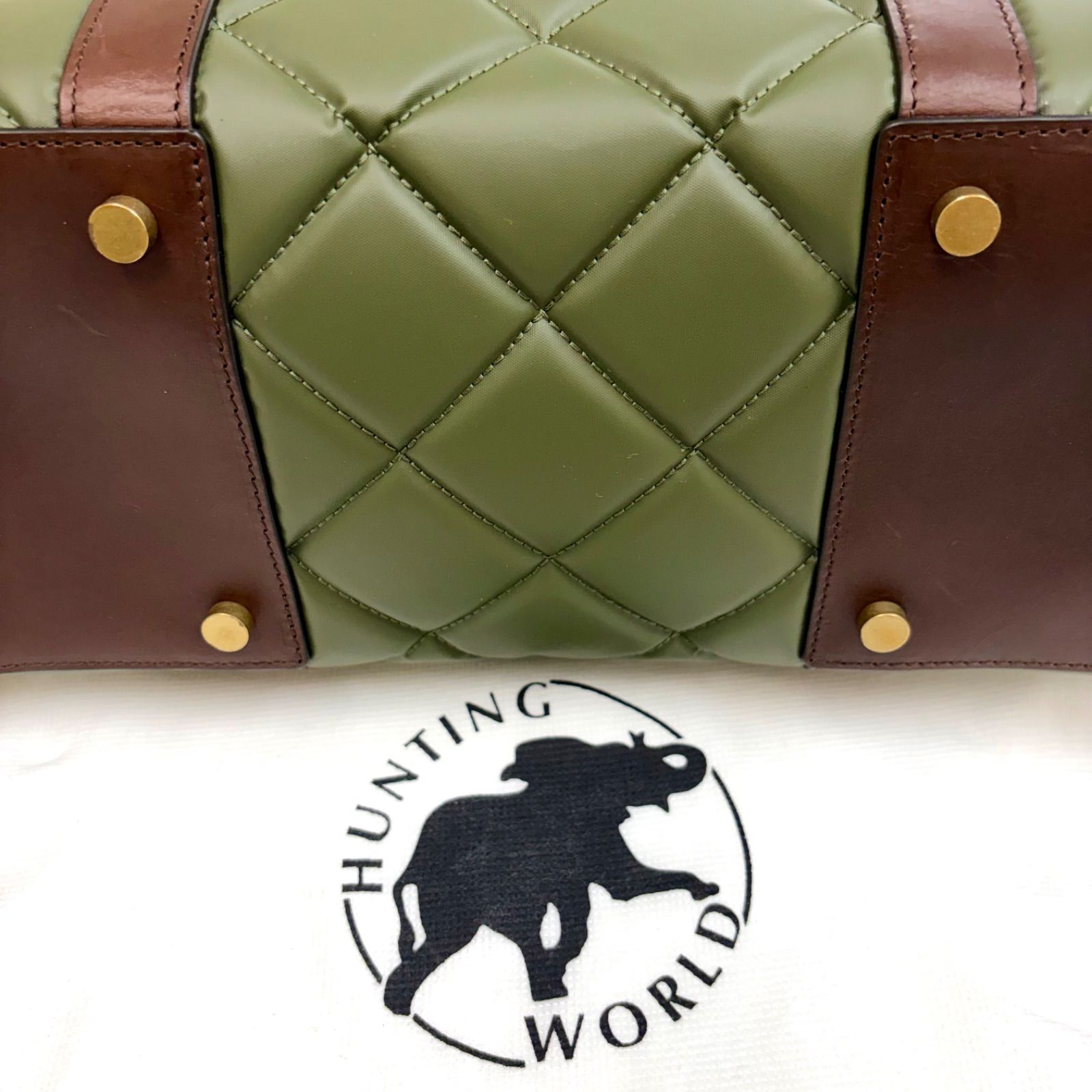 美品⭐️ HUNTING WORLD ハンティングワールド】 2WAYトートバッグ