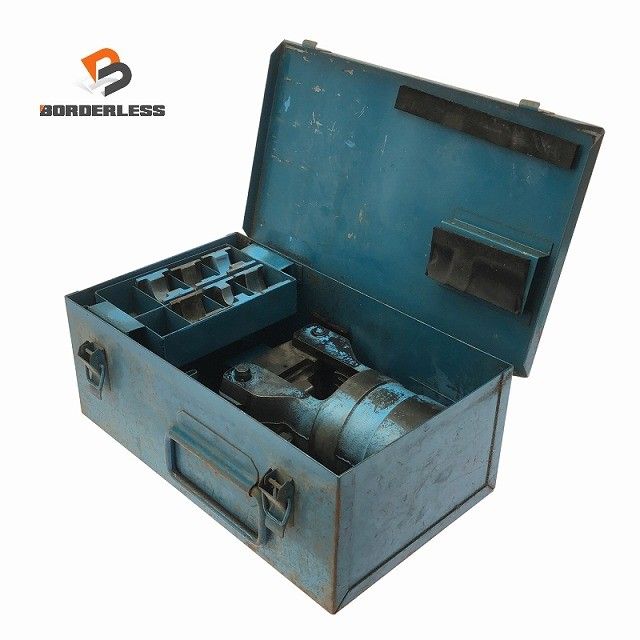 ☆中古品☆IZUMI 泉精器 裸圧着端子・スリーブ用(油圧ヘッド分離式) 圧着工具 12号 K-1 ダイス・コマ付き126719 ☆中古品☆IZUMI 泉精器 裸圧着端子・スリーブ用(油圧ヘッド分離式