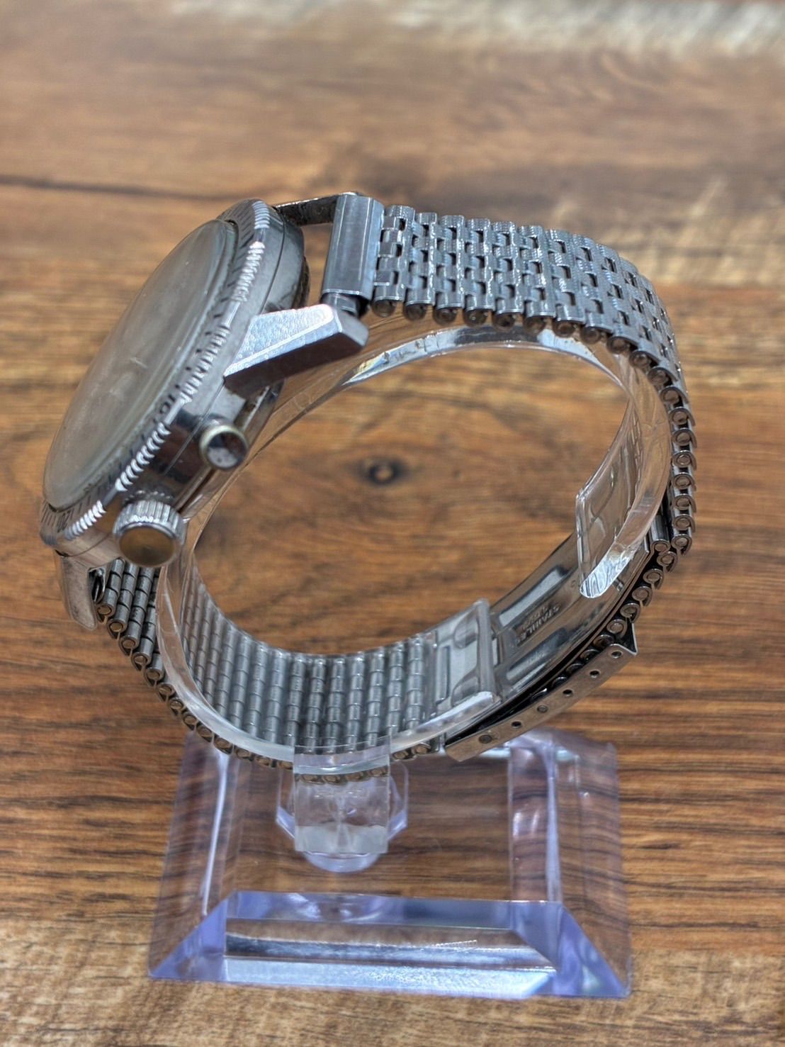  SEIKO ワンプッシュクロノ クロノグラフ ストリート系 自動巻き時計 腕時計(アナログ)