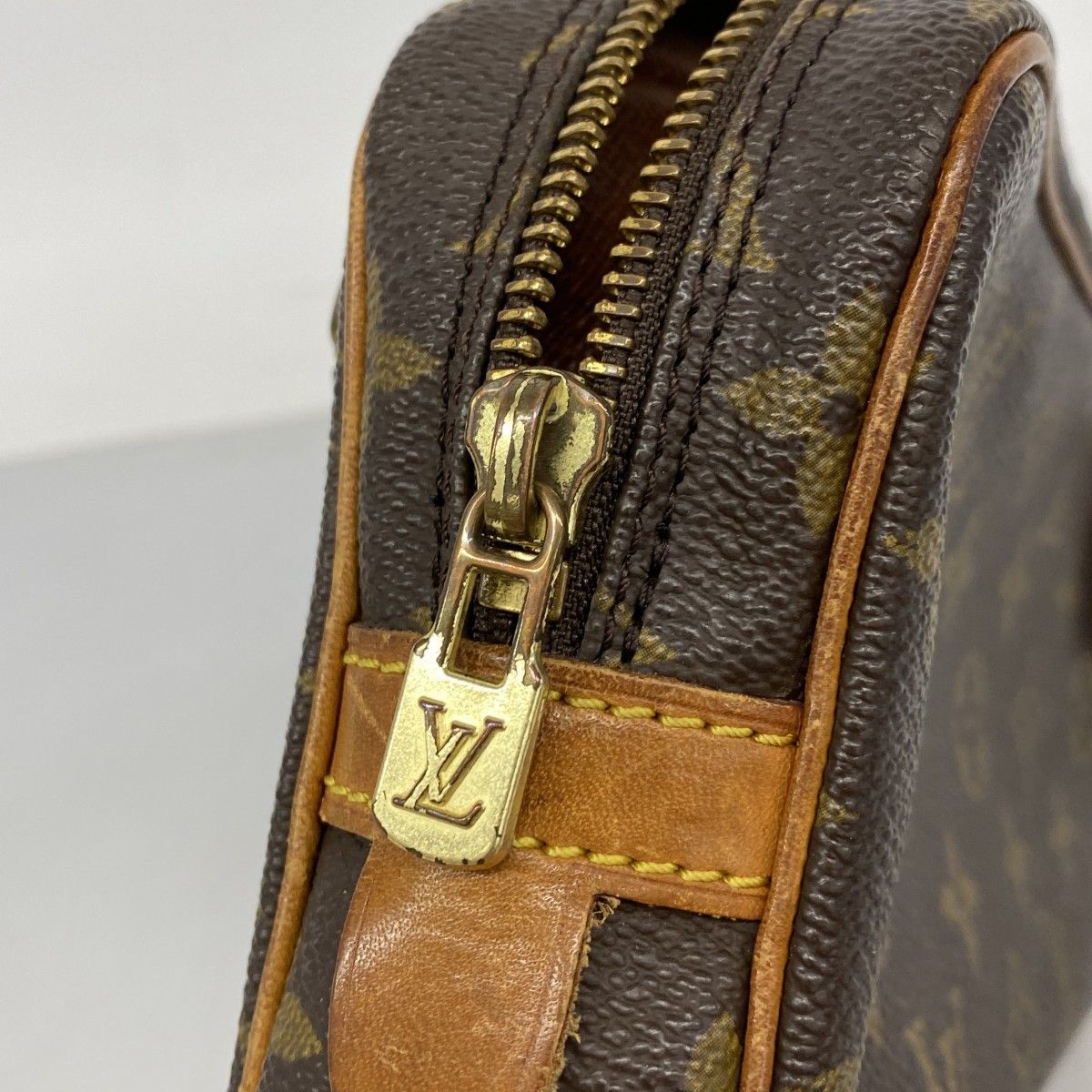 【6dc3405】ルイヴィトン ショルダーバッグ モノグラム ポシェットマルリーバンドリエール M51828 ブラウン【中古】レディース 6dc3405】ルイヴィトン ショルダーバッグ モノグラム ポシェット