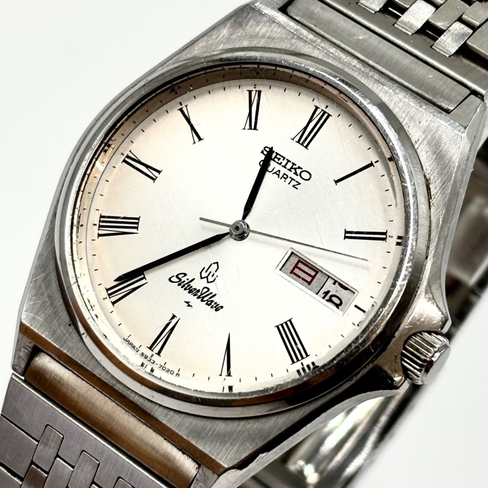 稼動/80s】SEIKO セイコー SilverWave シルバーウェーブ 腕時計 ローマ 