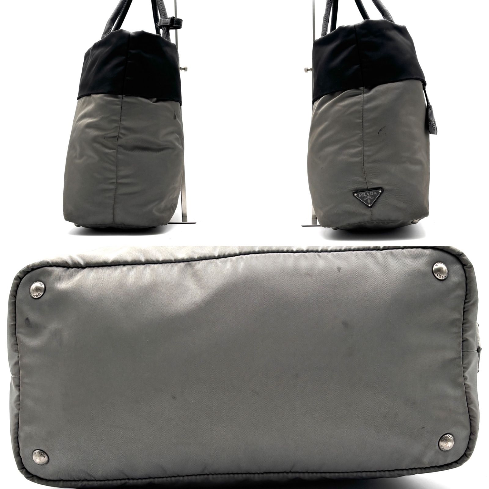 PRADA プラダ 三角ロゴ プレート テスートナイロン 2way トートバッグ