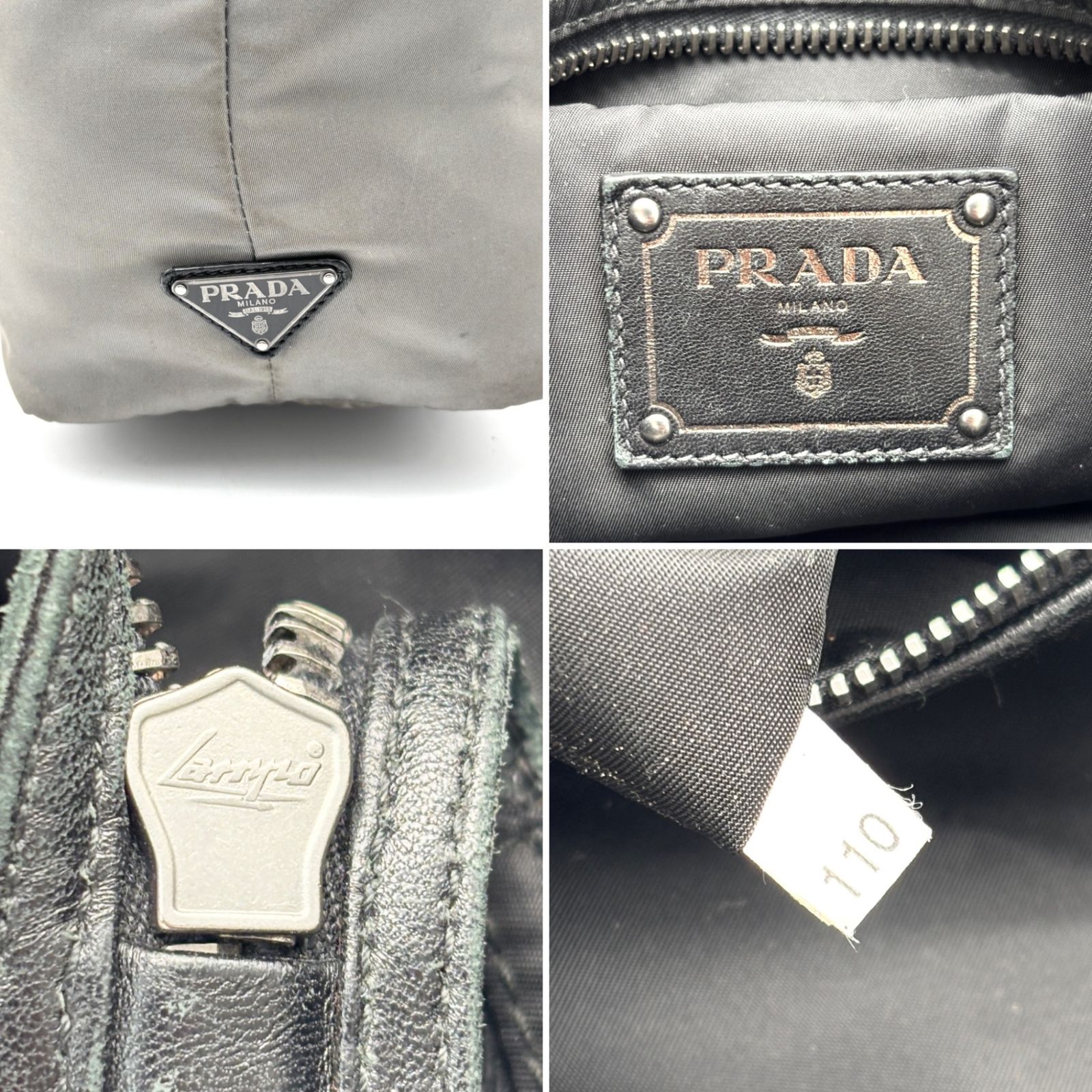 PRADA プラダ 三角ロゴ プレート テスートナイロン 2way トートバッグ