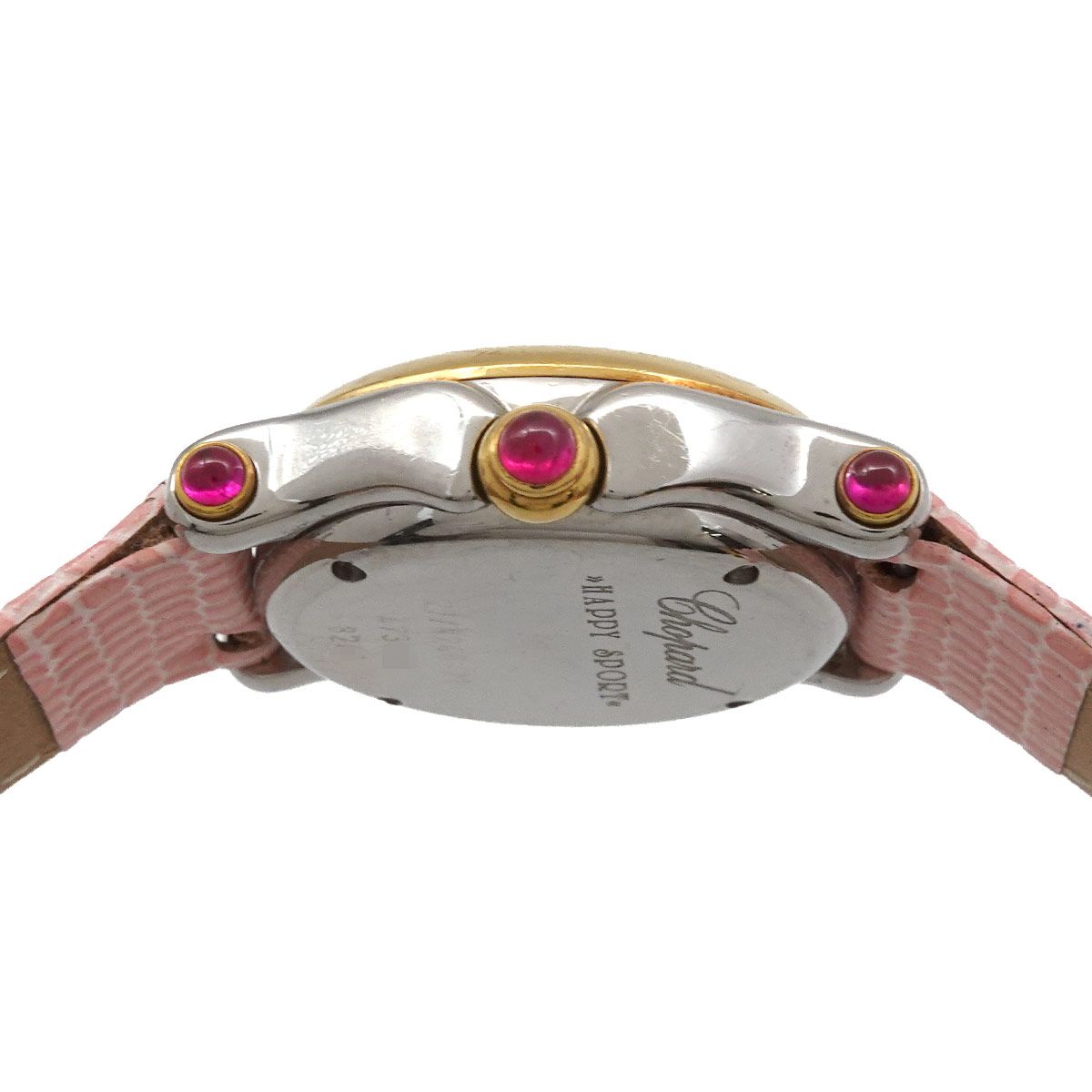 ショパール Chopard ハッピースポーツ コンビ 27 8246 21 レディース 腕時計 4P ダイヤ ムーン スター YG クォーツ Happy Sports 90319106 ショパール Chopard ハッピースポーツ コンビ 27 8246 21 レディース