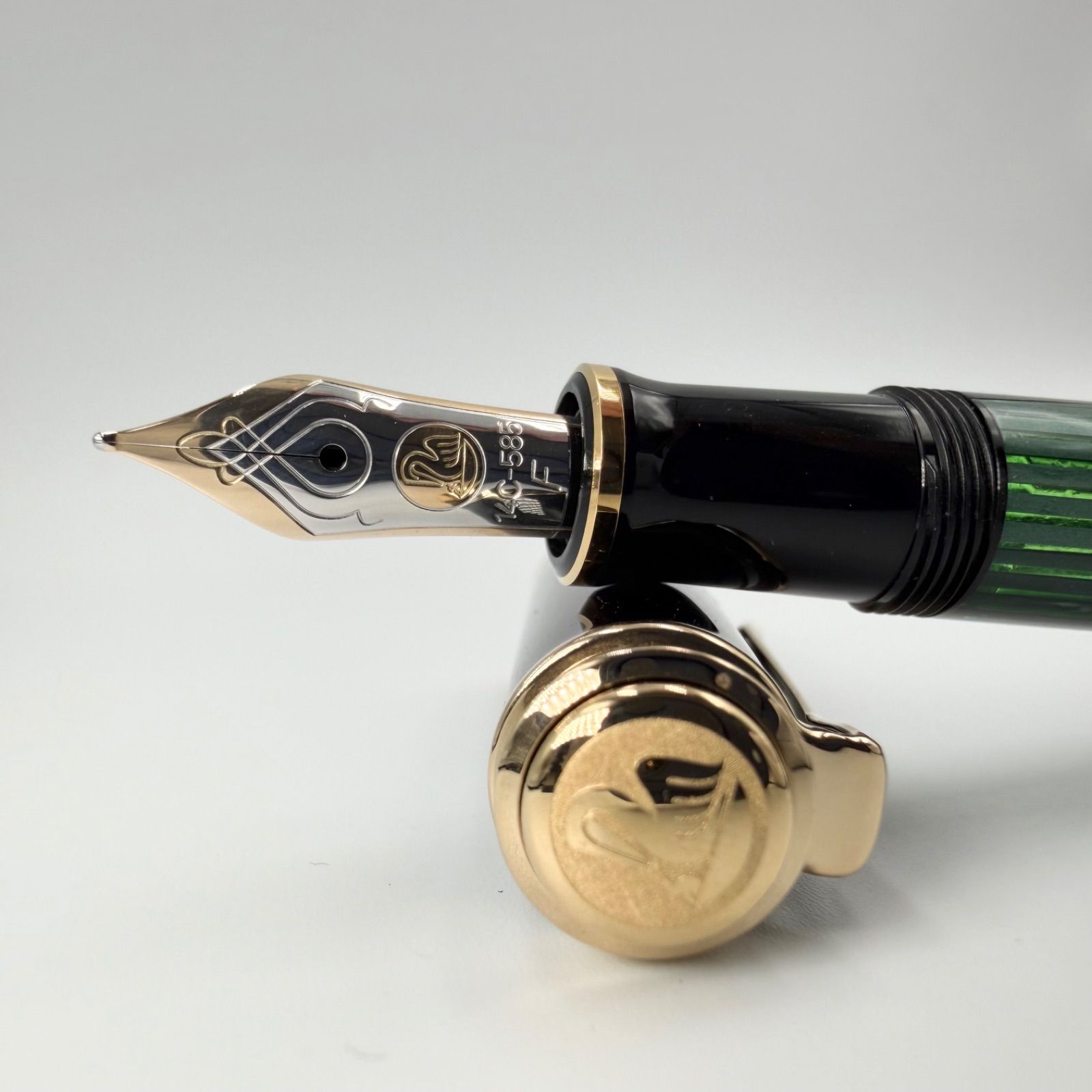 極美品】Pelikan ペリカン スーベレーン 万年筆 M400（ペン先14C-585 