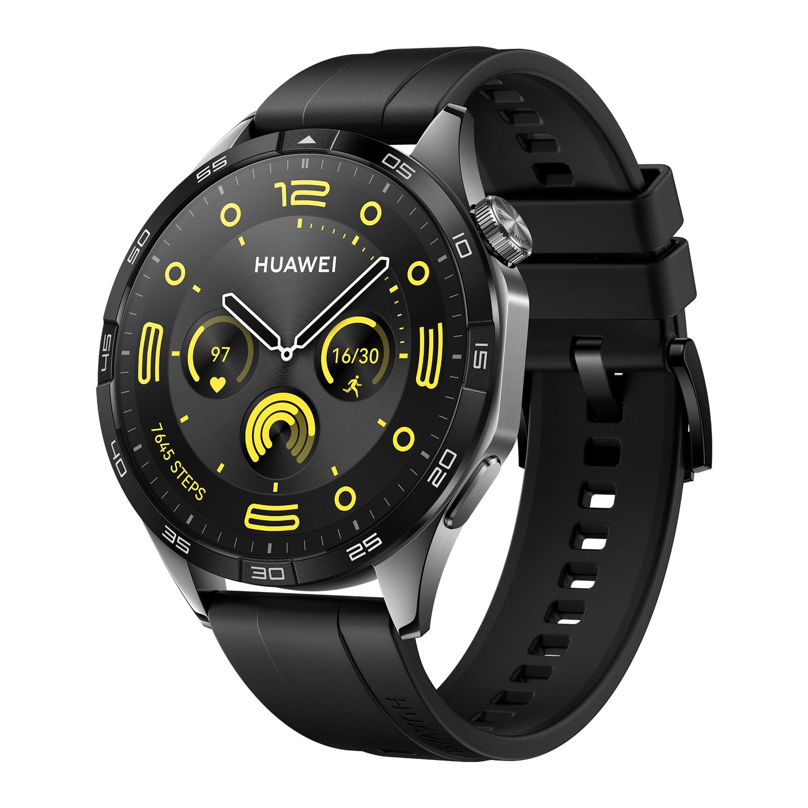 HUAWEI WATCH GT 4 46mm ゴルフナビ搭載 スマートウォッチ コース攻略 練習モード 最長14日間持続ロングバッテリー GNSS測位(GPS) カロリー管理 睡眠中呼吸乱れ検知 24時間健康管理 [46mm ブラック] [WATCH GT4]