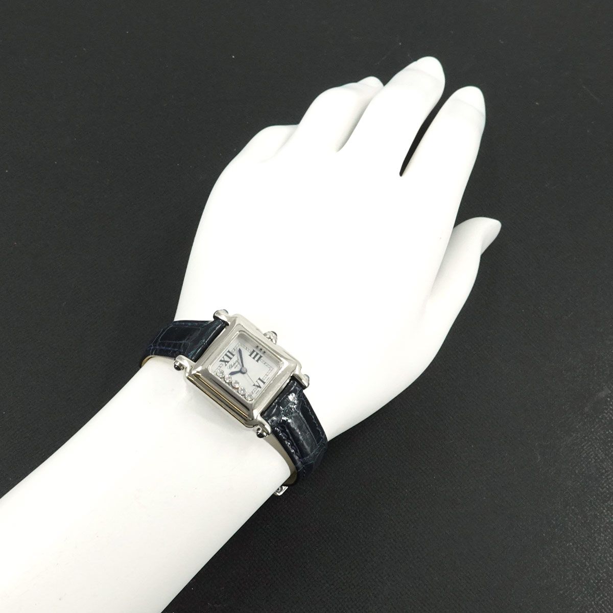 ショパール Chopard ハッピースポーツ 27/8892-23 レディース 腕時計 5P ダイヤ ホワイト クォーツ Happy Sport 90319107 Chopard ハッピースポーツ 27/8892-23 レディース 腕時計 5P ダイヤ