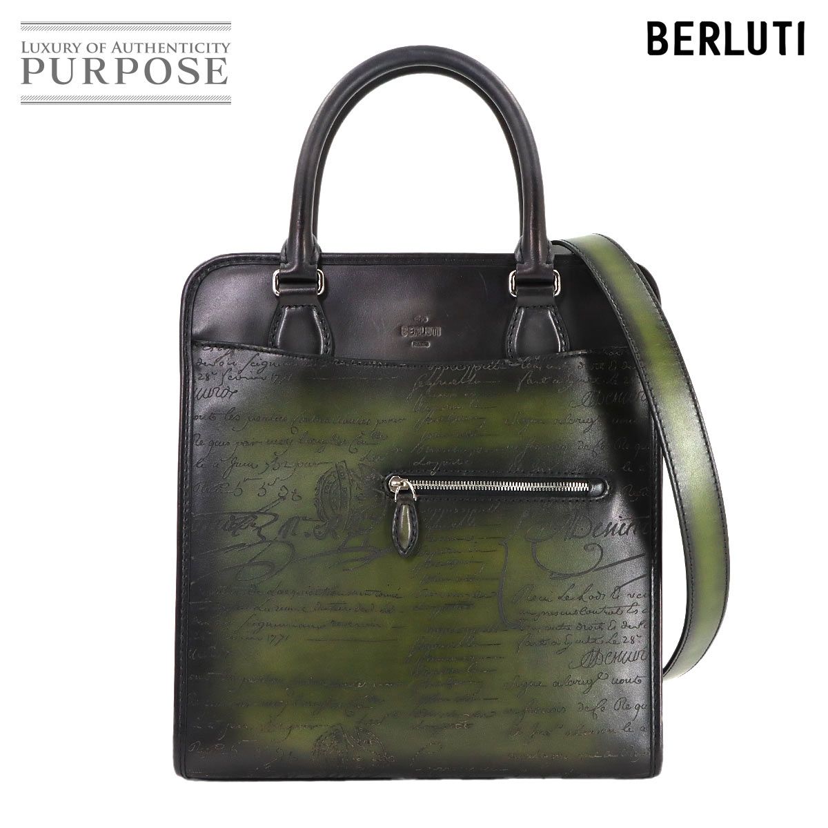 新品同様 Berluti ベルルッティ カリグラフィ ティリワ セカンドバッグ 
