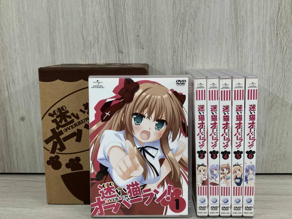 迷い猫オーバーラン! 初回限定版　未開封dvd全巻セット DVD 【※※※】[全6巻セット]迷い猫オｰバｰラン! 第1~6巻(初回限定版