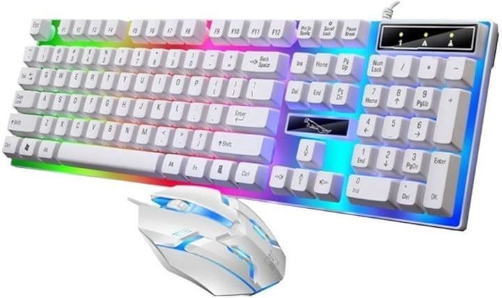 Aseren ゲーミング キーボード マウス セット 有線 バックライト USB