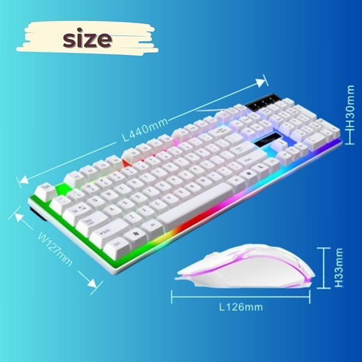 Aseren ゲーミング キーボード マウス セット 有線 バックライト USB