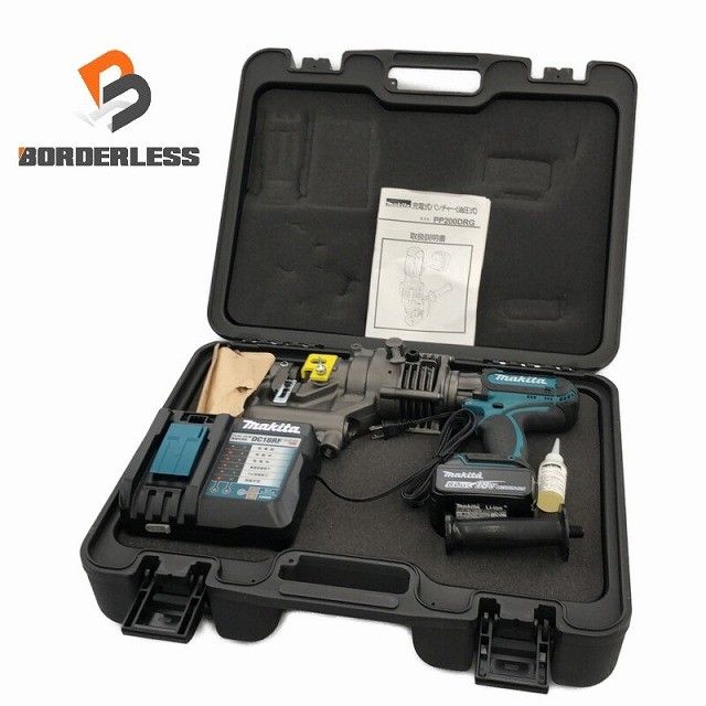 ☆未使用品※コメント必読☆makita マキタ 18V 充電式パンチャー PP200DRG バッテリー1個(18V 6.0Ah)充電器 コードレスパンチャー127233