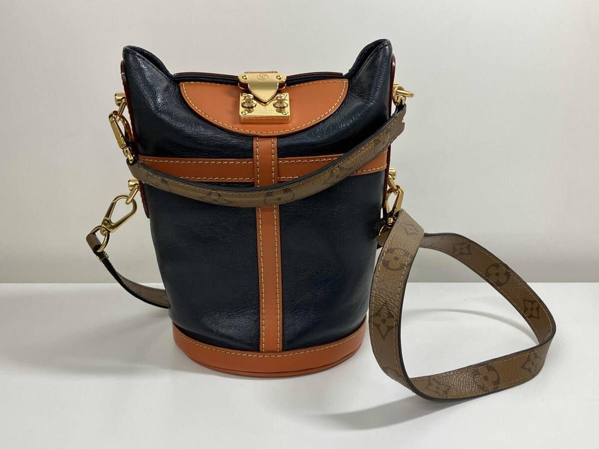 鑑定書付き】LOUIS VUITTON ルイ ヴィトンモノグラムリバース ダッフル