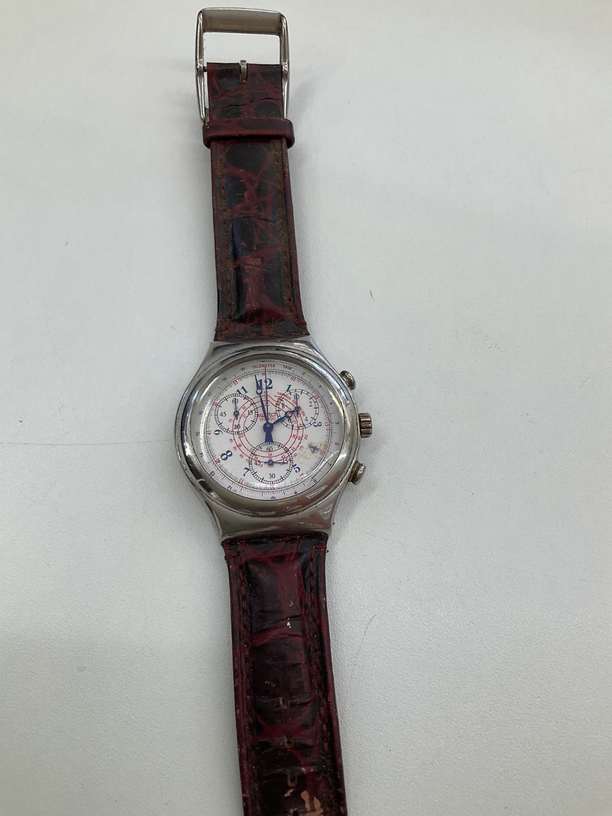 ジャンク品】 swatch IRONY (スウォッチ アイロニー) AG1995 クロノ 