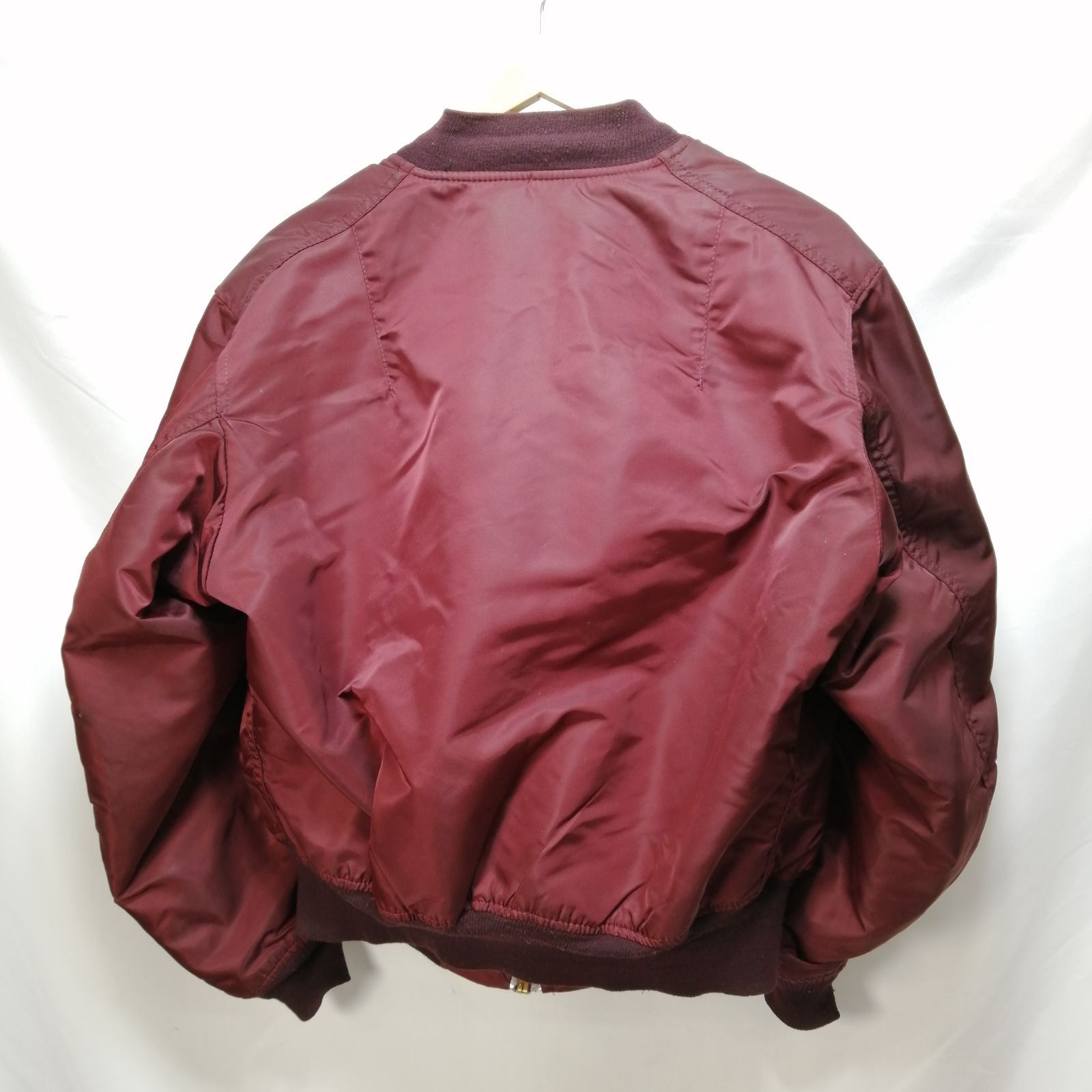 USA製 アルファ Alpha Industries MA-1 L サイズ 90s バーガンディ