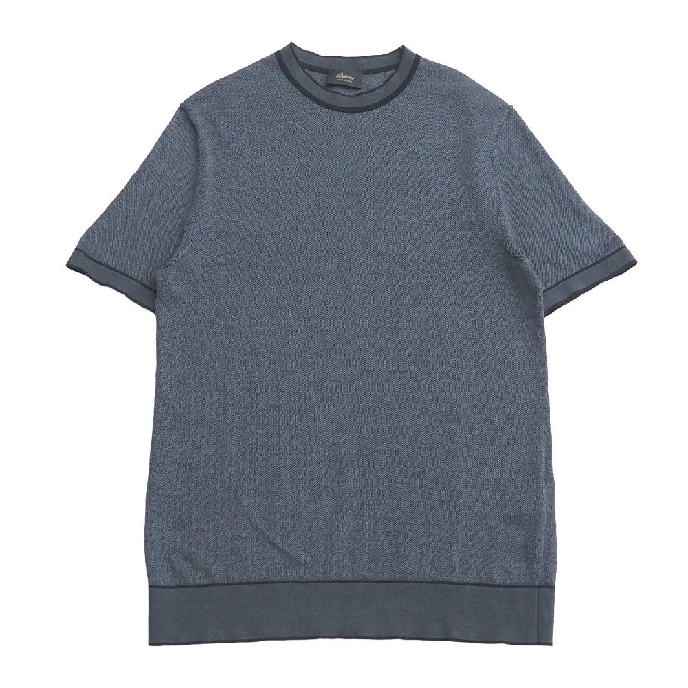 Brioni ブリオーニ ニット サイズ48 半袖 コットンニット セーター イタリア製 ブランド古着【中古】20260420/RA9109 Brioni ブリオーニ ニット サイズ48 半袖 コットンニット セーター