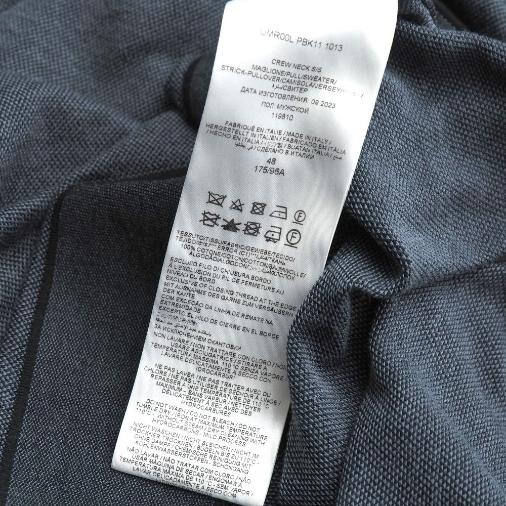Brioni ブリオーニ ニット サイズ48 半袖 コットンニット セーター