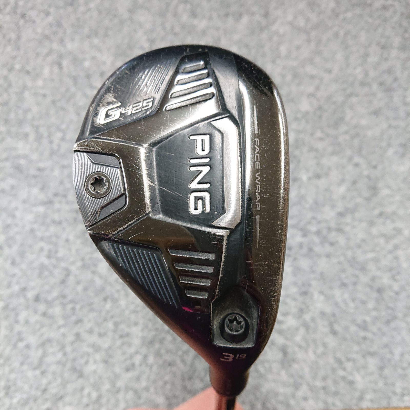 PING G425 3U アイアン型ユーティリティクラブ ヘッドカバー付き