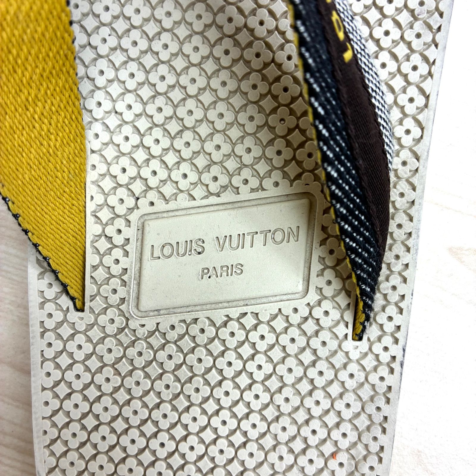 ルイヴィトン LOUIS VUITTON】モノグラムモチーフビーチサンダル 9 ルイヴィトン LOUIS VUITTON】モノグラムモチーフビーチサンダル 9