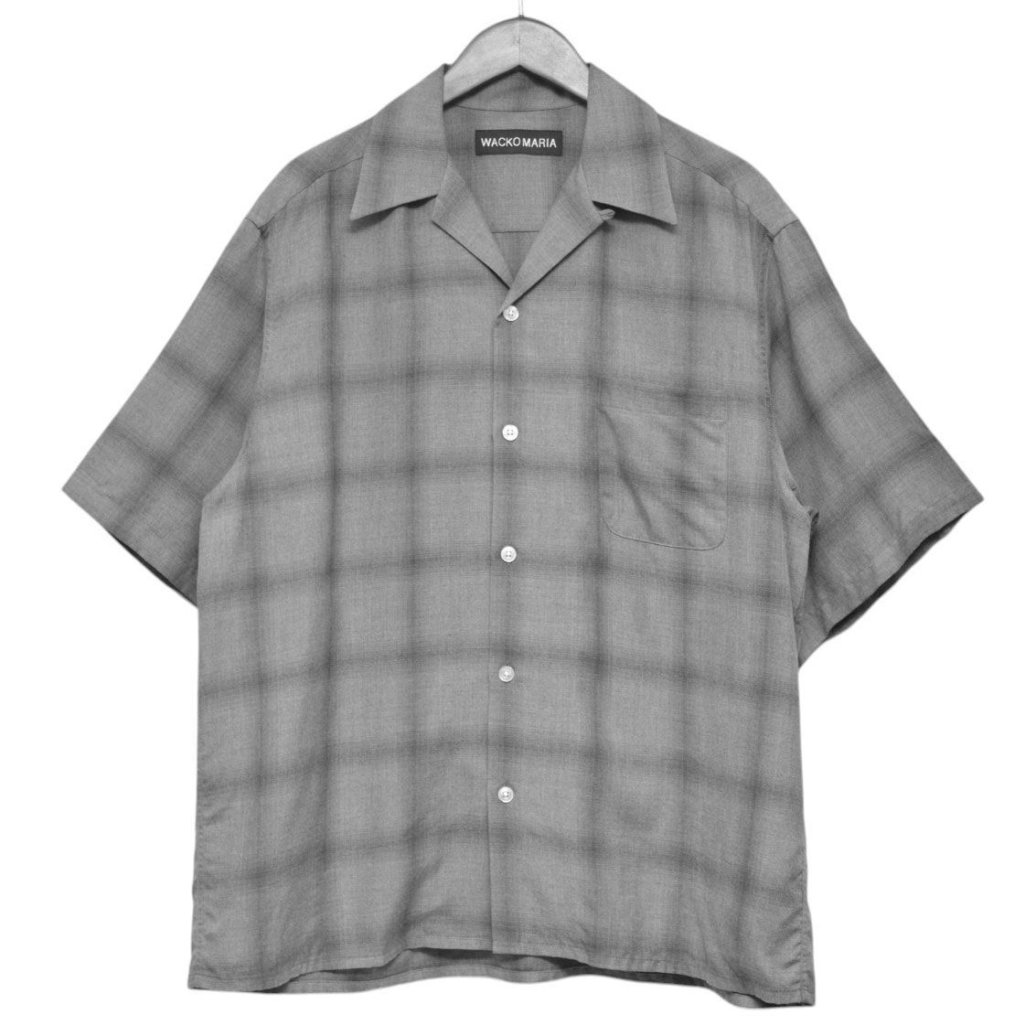 WACKO MARIA ワコマリア 2025SS OMBRE CHECK OPEN COLLAR SHIRT S S 