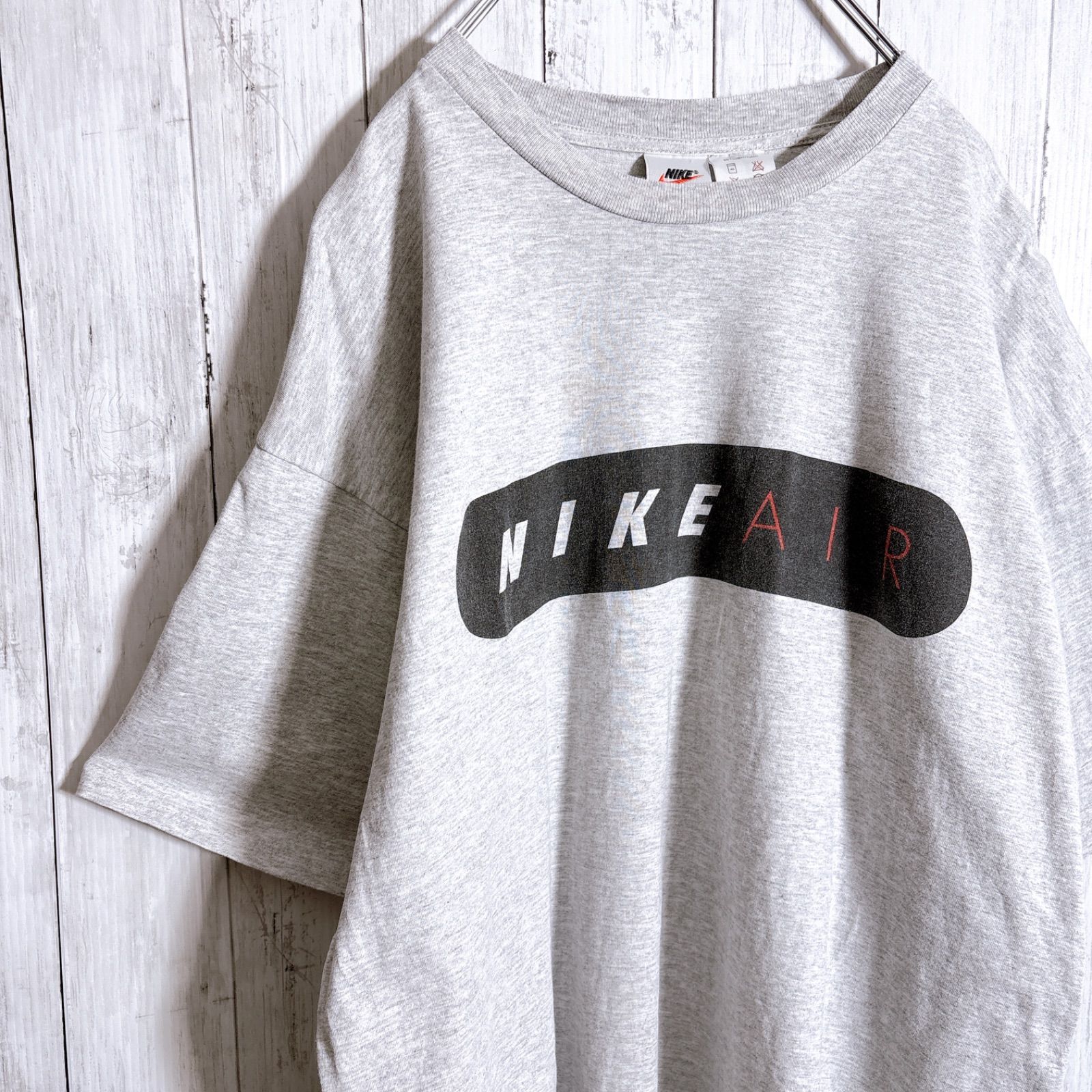 入手困難】90s Vintage 古着 ナイキ NIKE グレー センターロゴ 