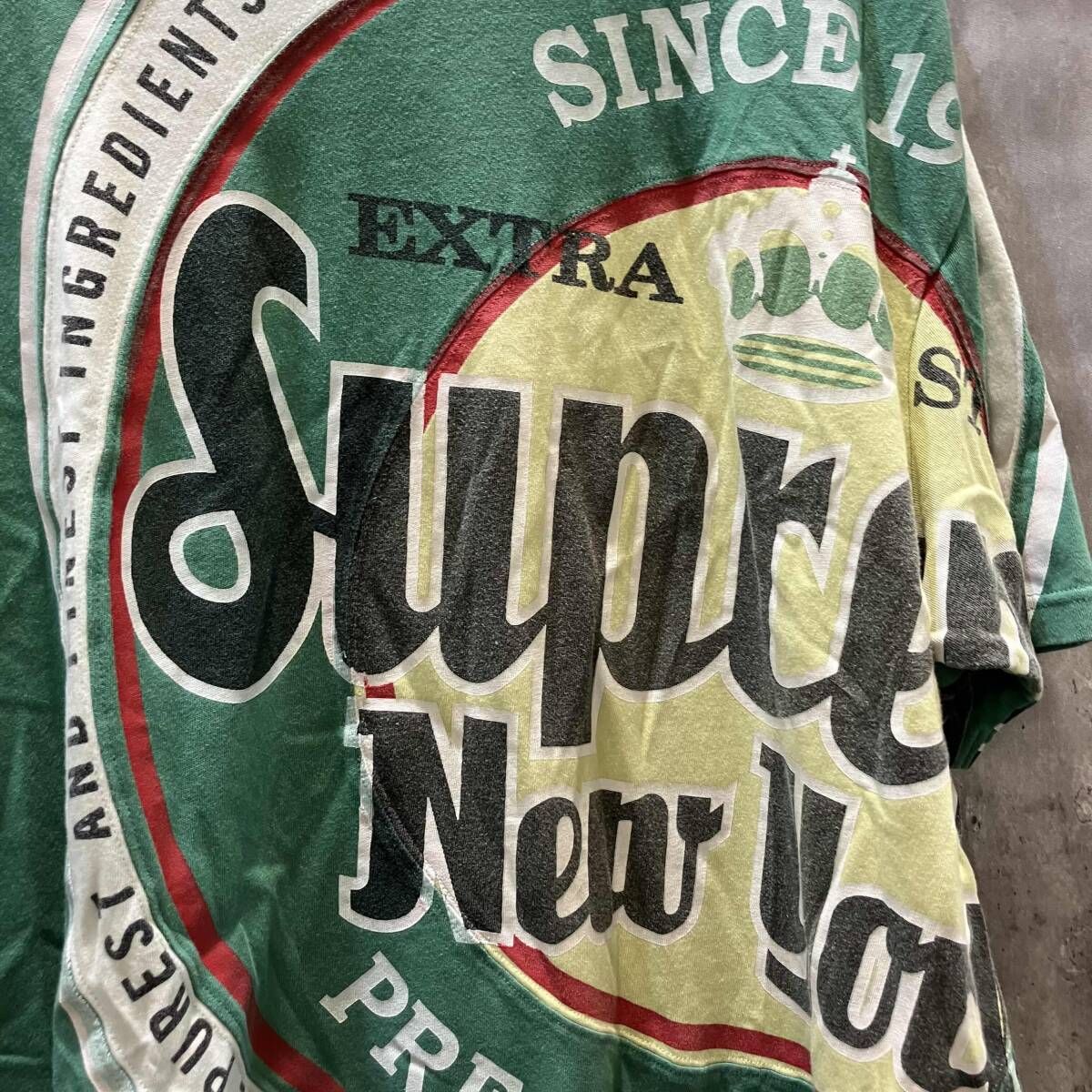 25SS Supreme Green Lager Tshirt 半袖Tシャツ size XL グリーン