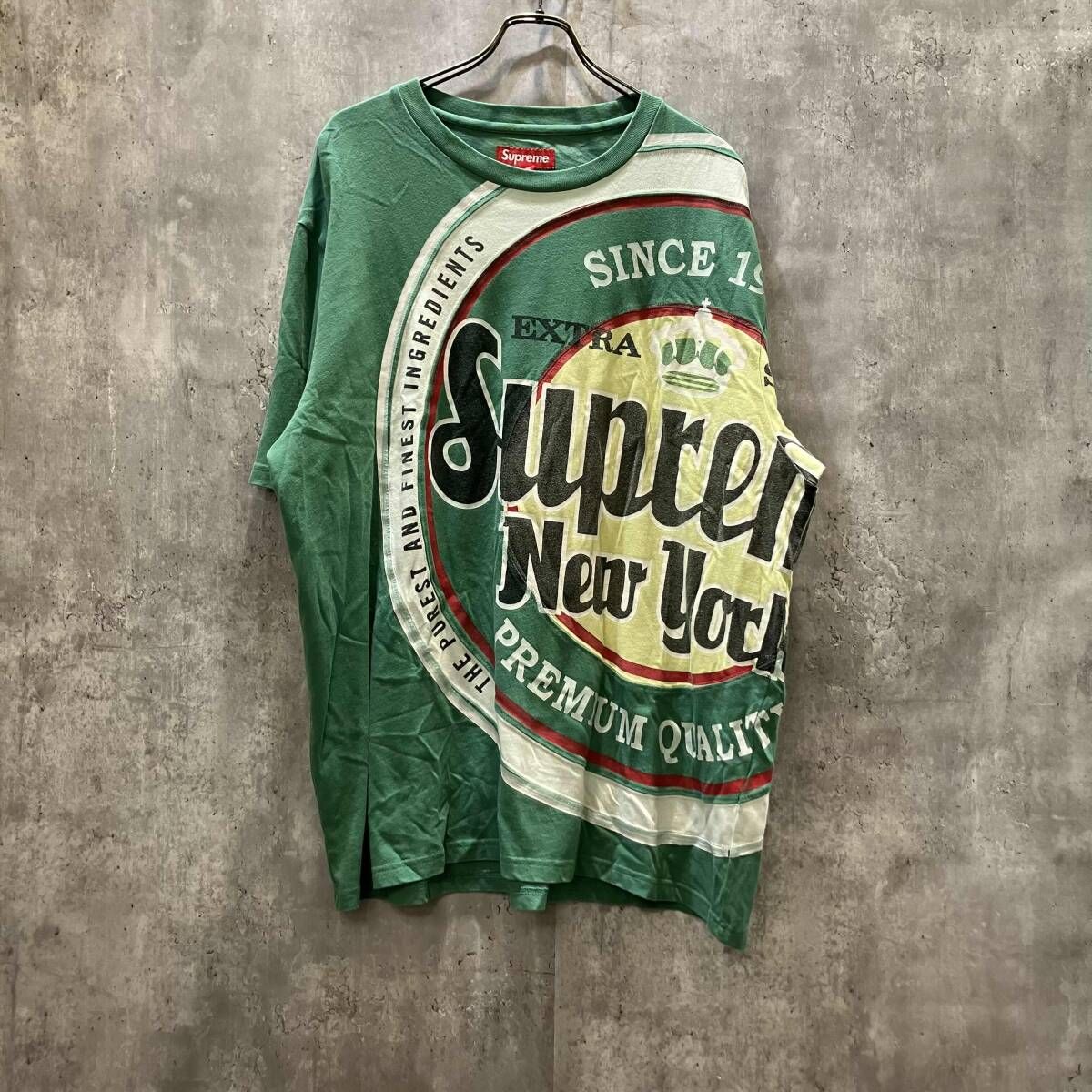 25SS Supreme Green Lagers Tシャツ シュプリーム 25SS Supreme Green Lager Tshirt 半袖Tシャツ size XL グリーン