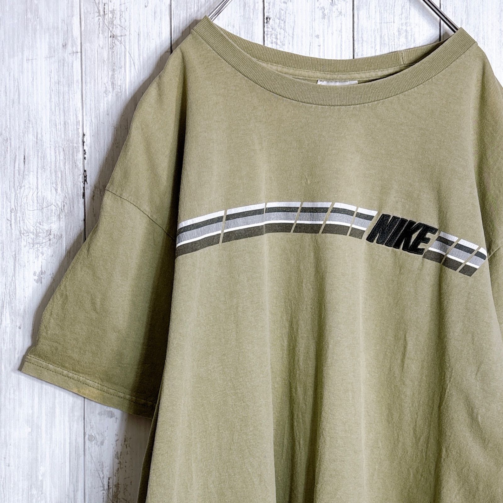 【入手困難 】00s Vintage 古着 ナイキ NIKE ベージュ 半袖Tシャツ #273
