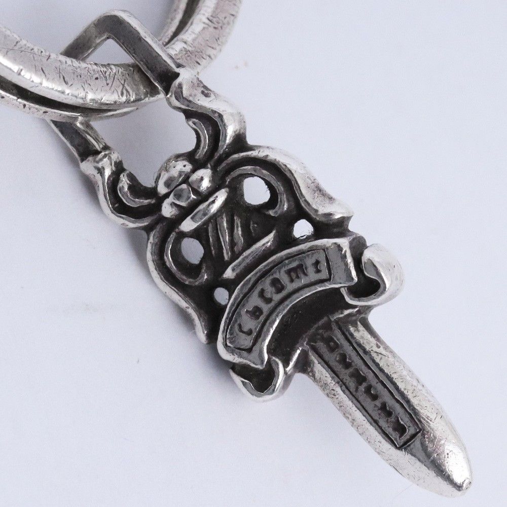 CHROME HEARTS ローラー #5ダガー キーリング シルバー - メルカリ