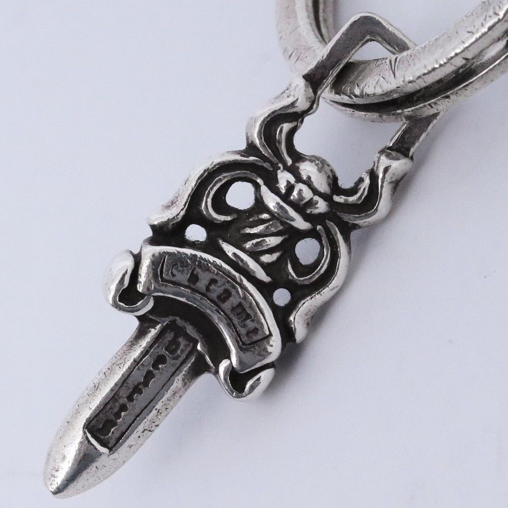 CHROME HEARTS ローラー #5ダガー キーリング シルバー - メルカリ