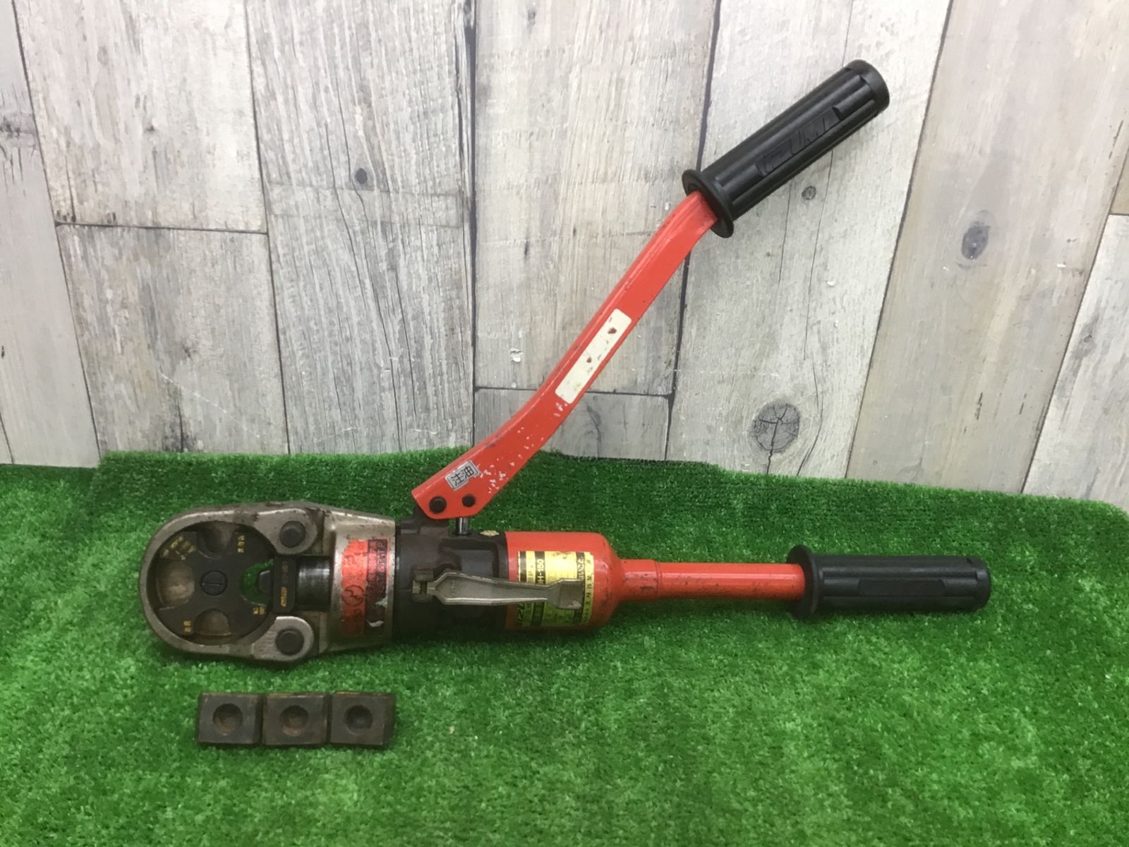 泉精器/IZUMI 9H-150 手動油圧式工具 圧着工具 オスダイス付き