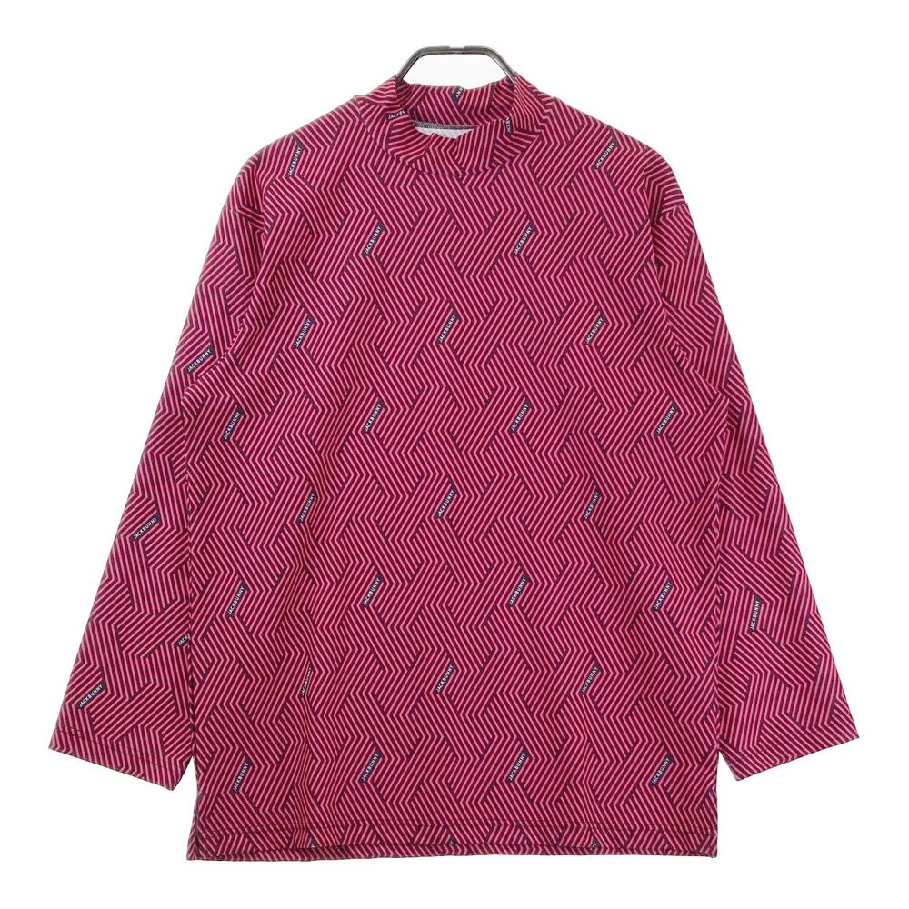 サイズ：6 JACK BUNNY ジャックバニー モックネック 長袖Tシャツ ロゴ