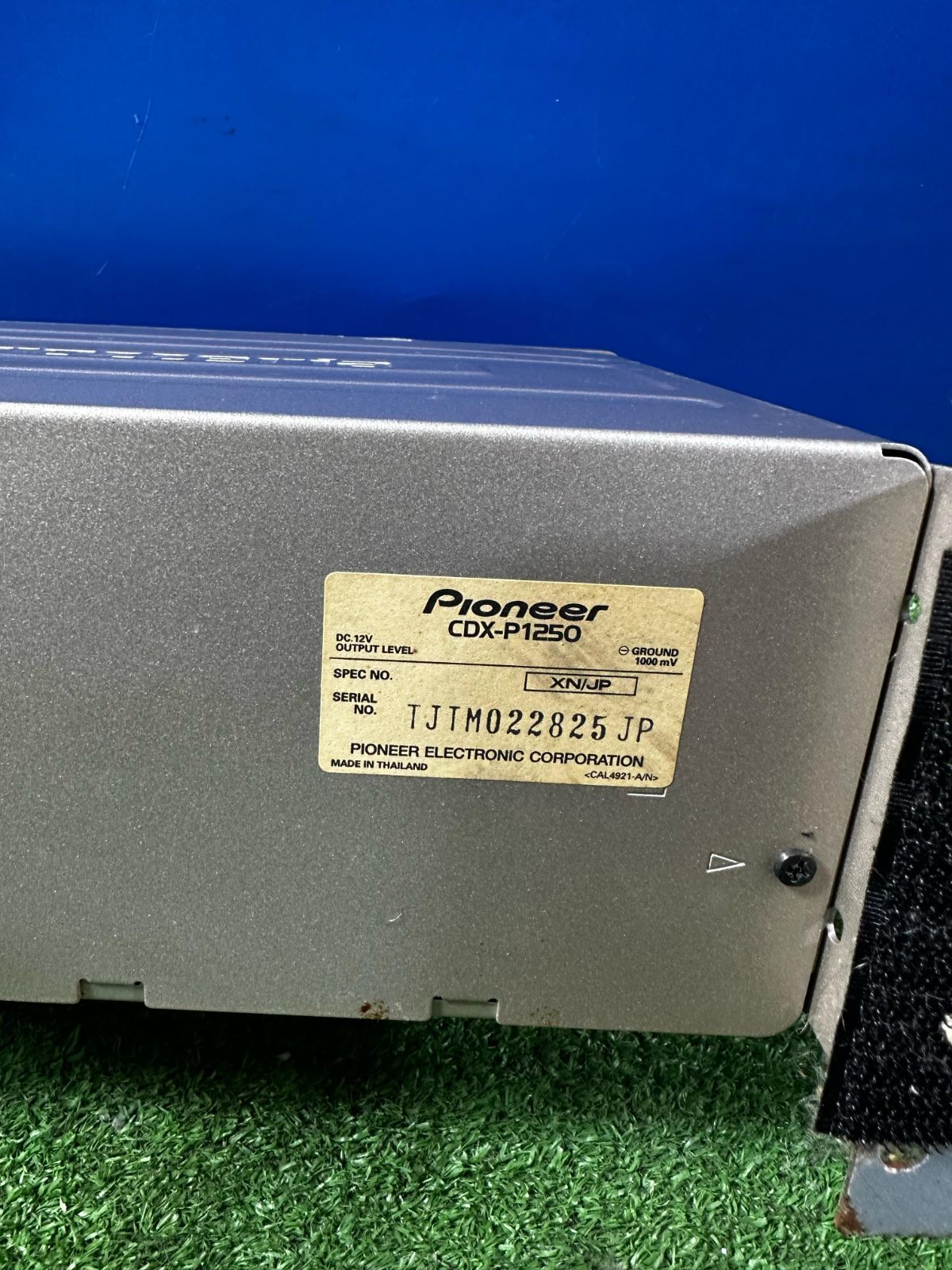 Zt-1756] Carrozzeria cdx-p1250 pioneer オーディオCDチェンジャー 12