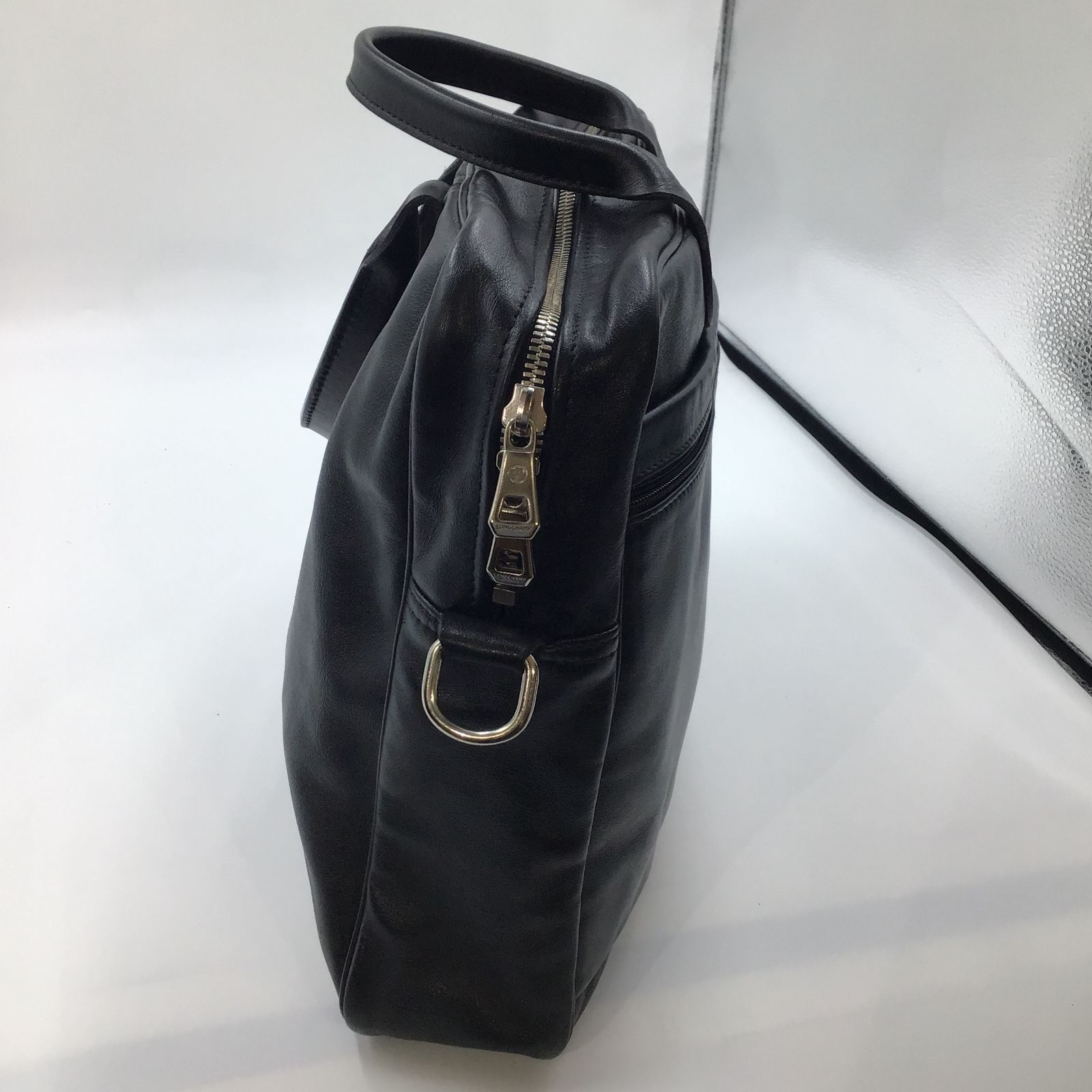 美品・鑑定済】ロンシャン 2way ビジネスバッグ ブリーフケース レザー 