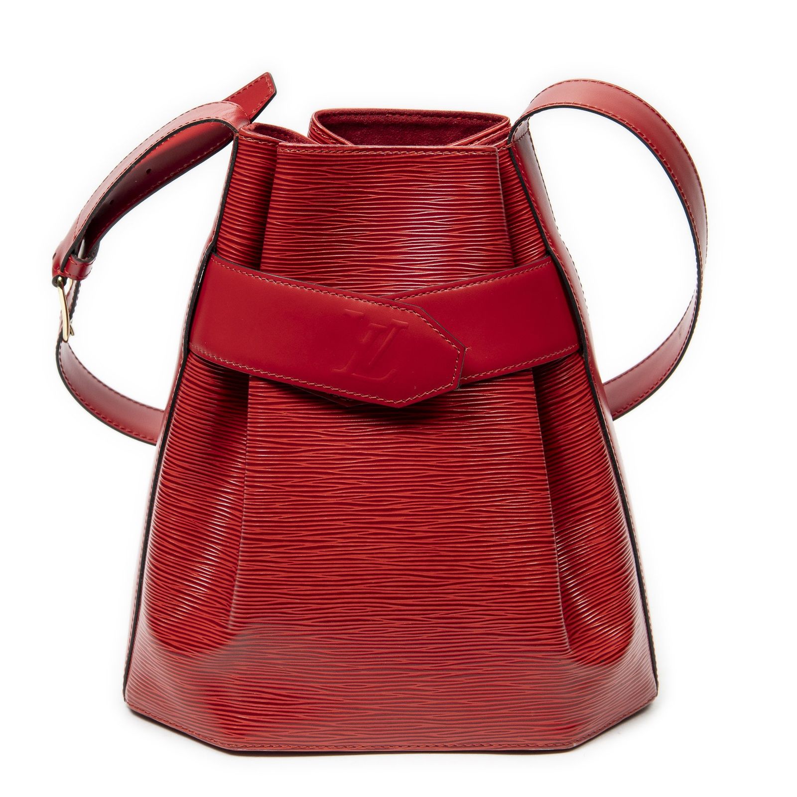中古] LOUIS VUITTON ルイヴィトンサックデポール赤エピA - メルカリ