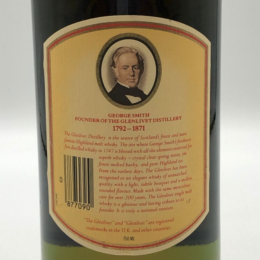 The GLENLIVET（グレンリベット）12年 赤アザミ 旧 43% 750ml