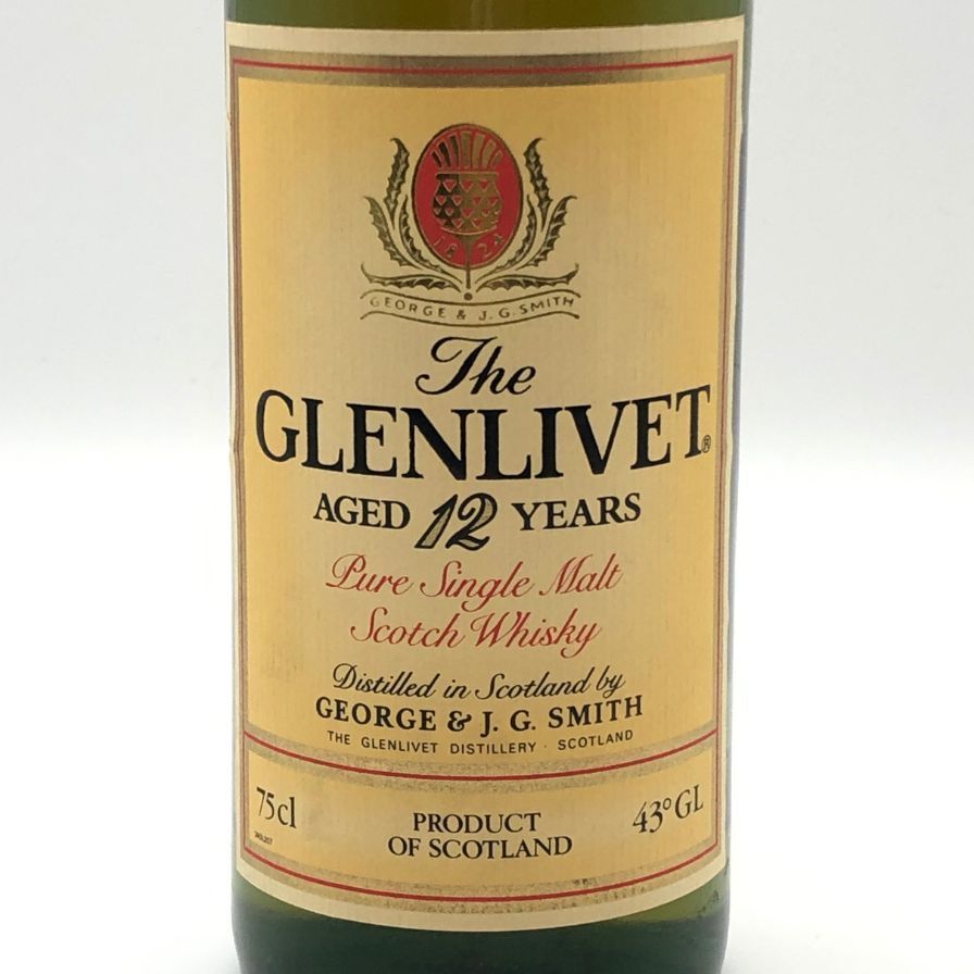 The GLENLIVET（グレンリベット）12年 赤アザミ 旧 43% 750ml