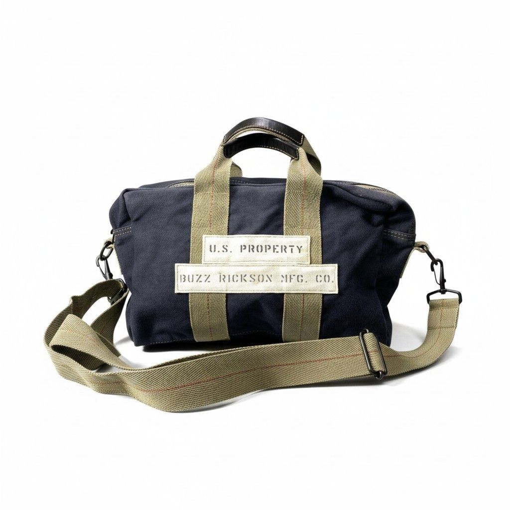 Ad20 BUZZ RICKSON'S BUZ RICKSON'S AVIATOR 2 WAY KIT BAG S NAVY MILITARY BAG BAG T18R