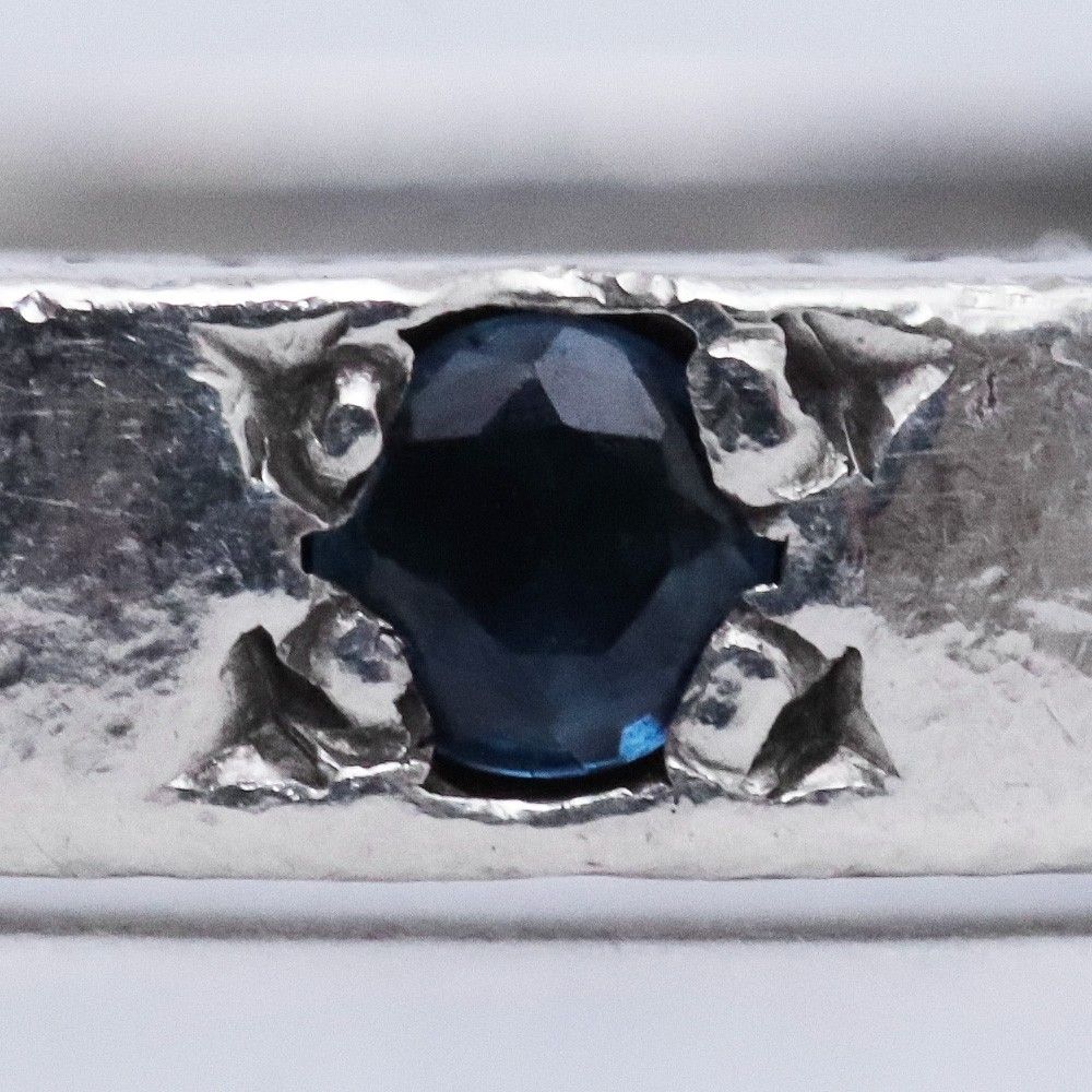 14号 CHROME HEARTS スペーサーリング プレーン 3mm with ブルー