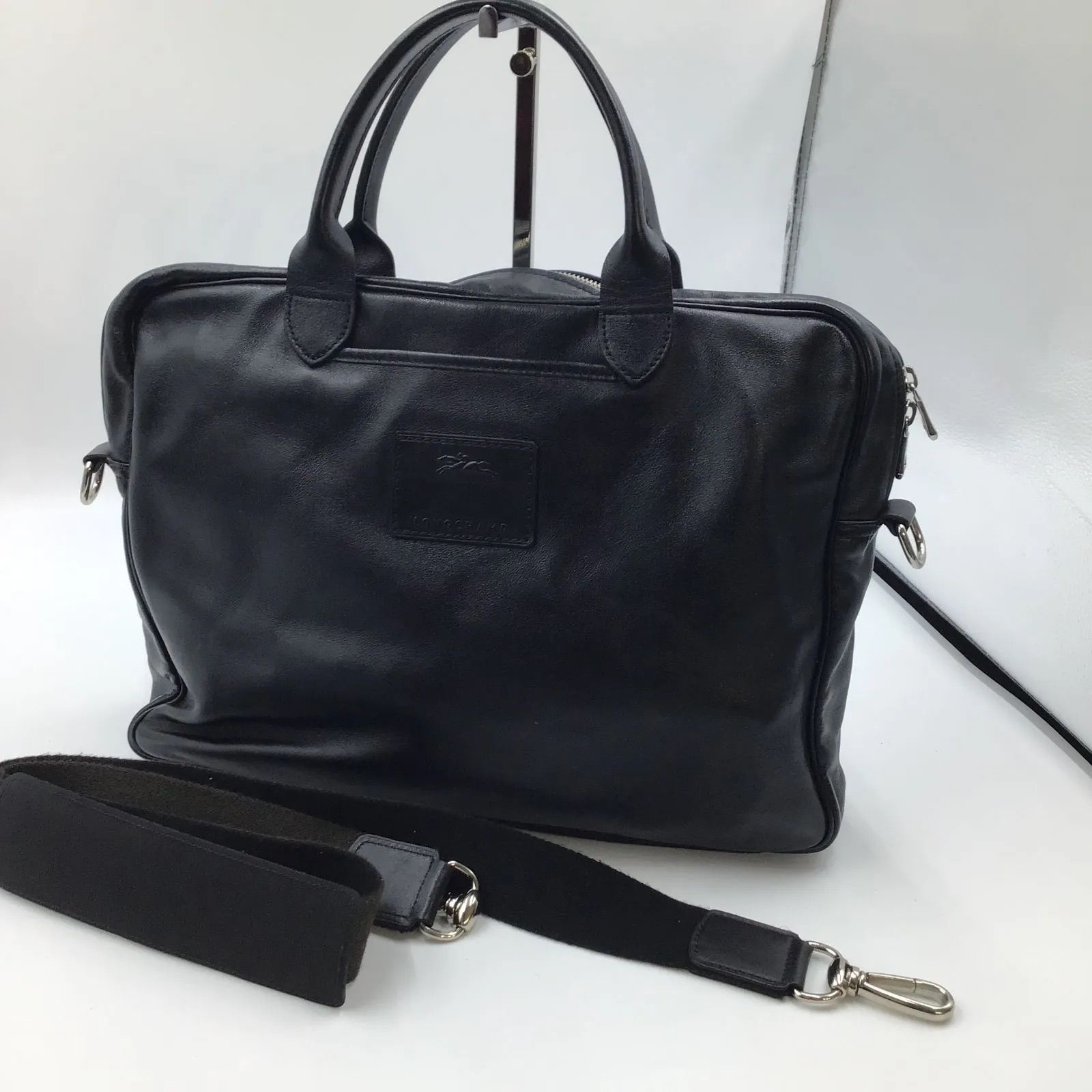 ロンシャン LONGCHAMP レザー 2way ビジネスバッグ 3Dロゴ 【公式通販】
