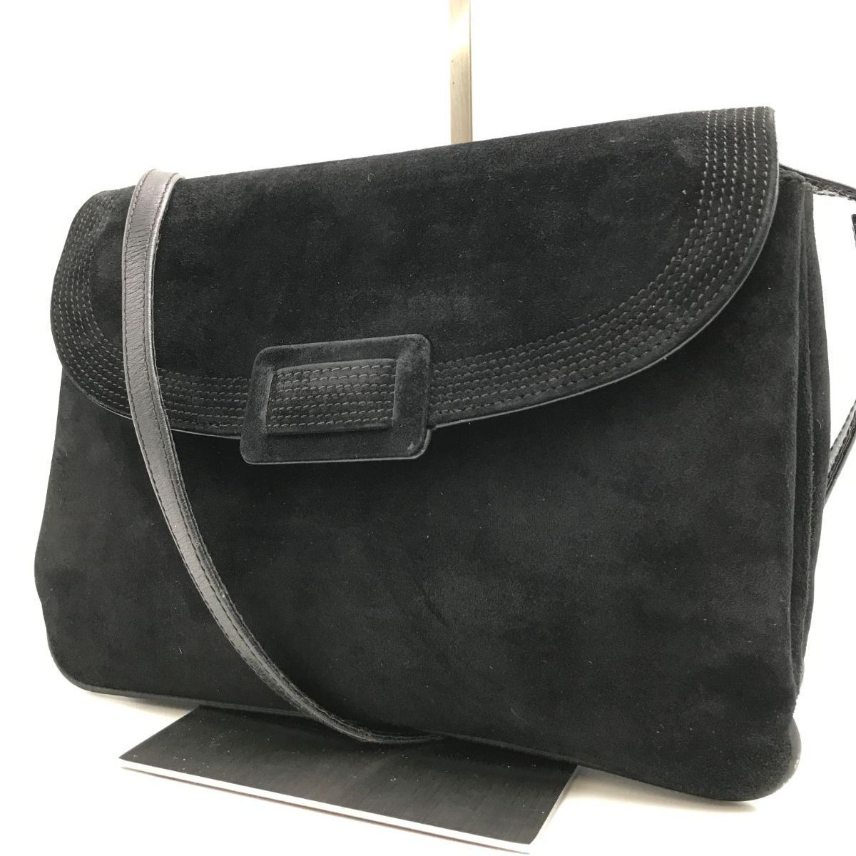 希少 Salvatore Ferragamo フェラガモ ショルダーバッグ スエード 