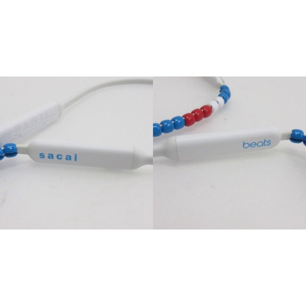 Beats × Sacai ワイヤレスイヤホン ホワイト ジャンク Beats × Sacai ワイヤレスイヤホン ホワイト ジャンク - メルカリ