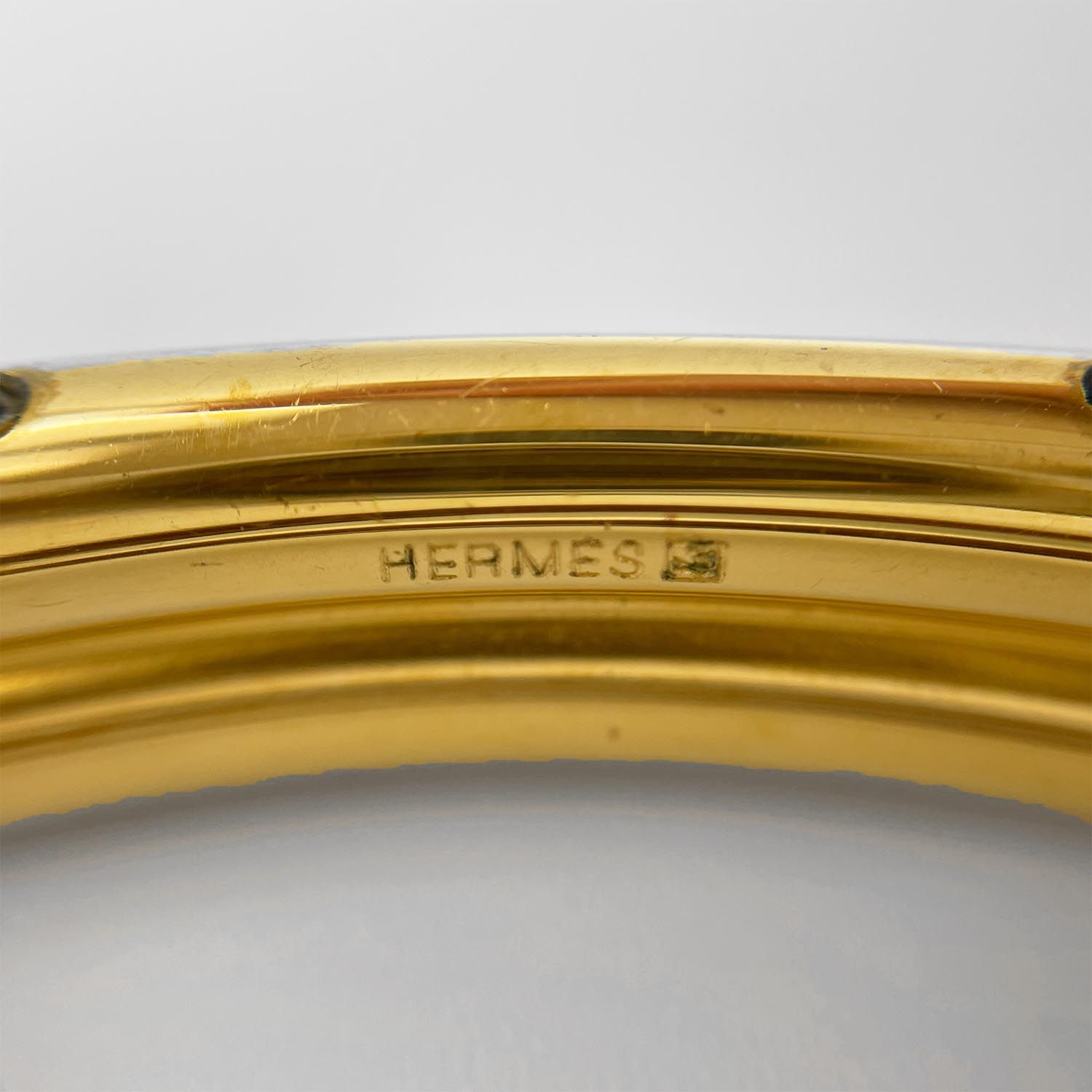 HERMES エルメス ヘラクリード ブレスレット ナチュラル レザー 