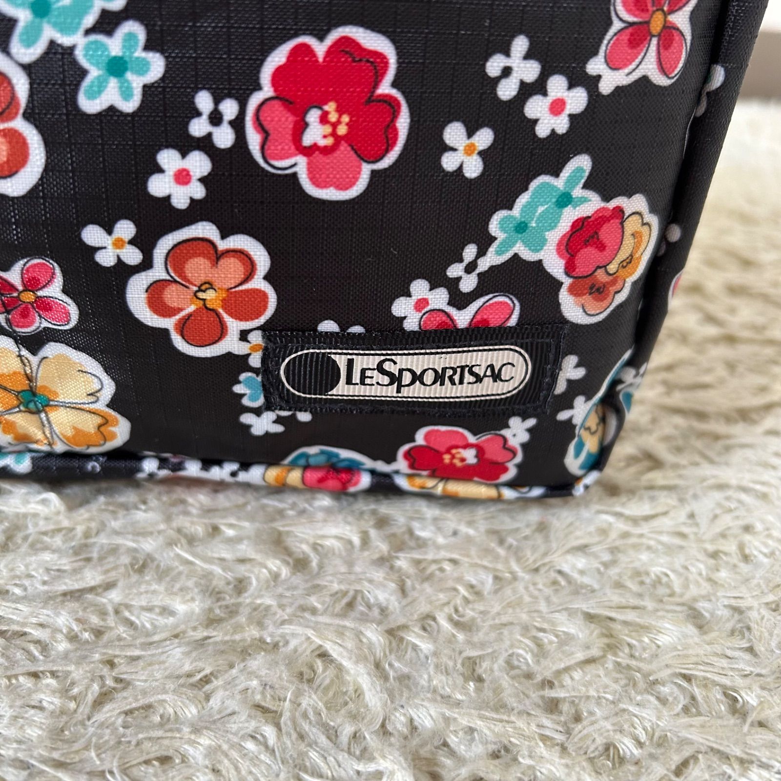 美品 LeSportsac レスポートサックポーチ トートバッグ ミニ 