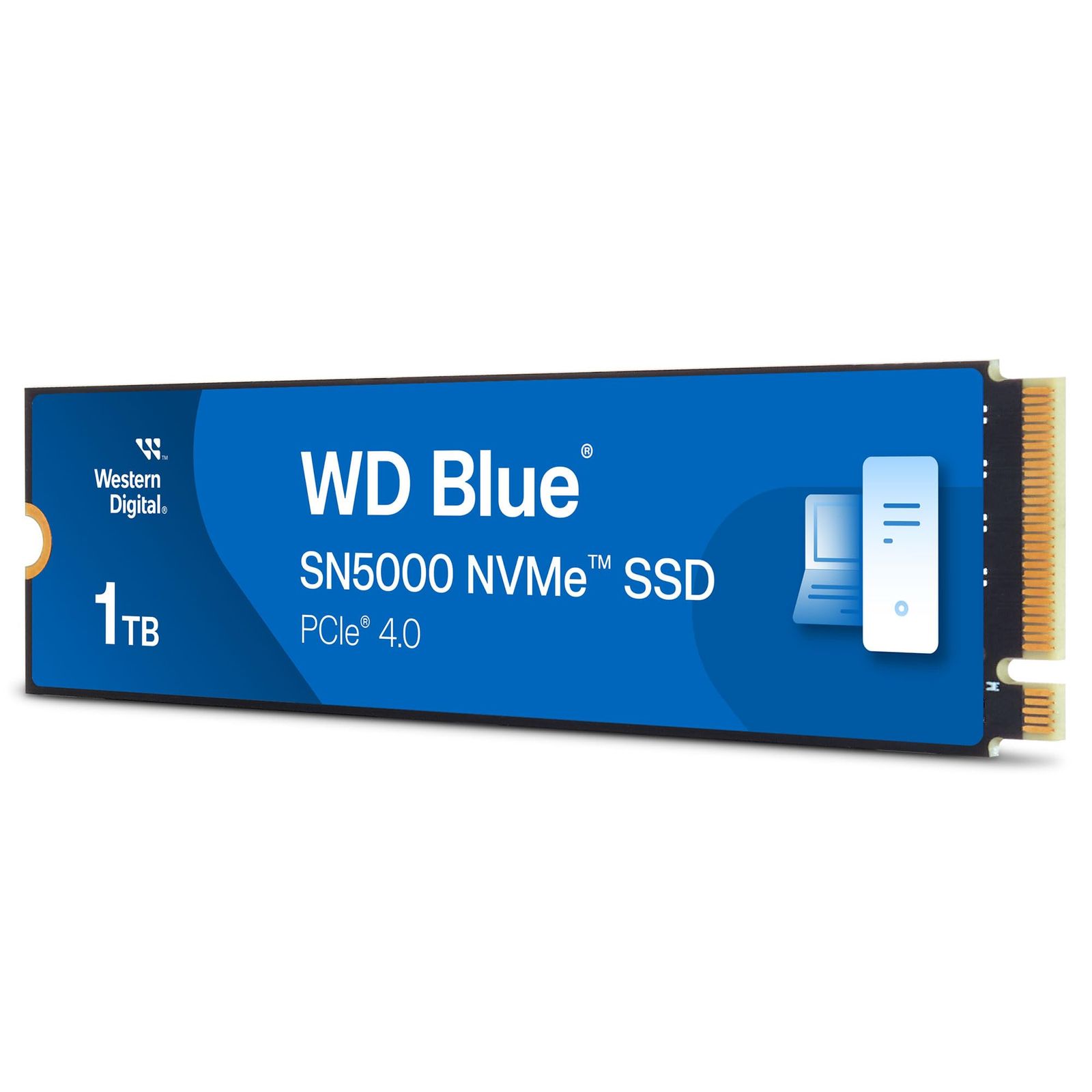 Western Digital ウエスタンデジタル 内蔵SSD 1TB WD Blue SN5000 (読取り最大 5,150MB/秒) M.2-2280 NVMe WDS100T4B0E-EC 【国内正規代理店品】 [1TB] [SN5000]
