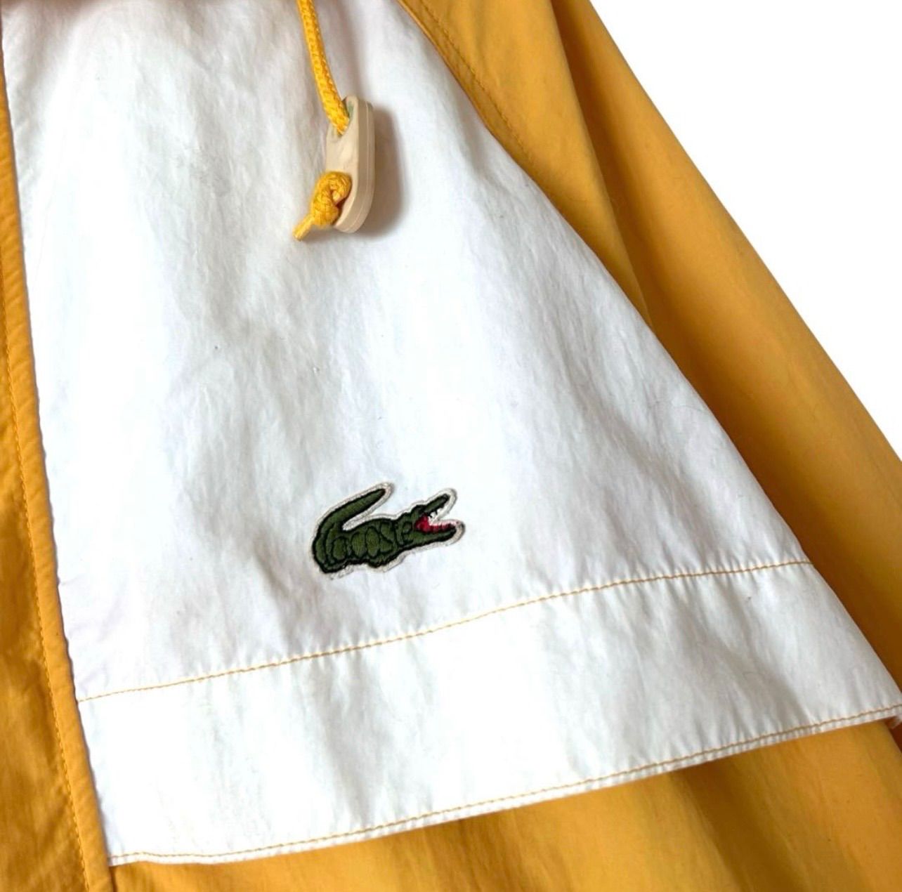 希少 80s 90s vintage CHEMISE LACOSTE シュミーズ ラコステ 刺繍ロゴ