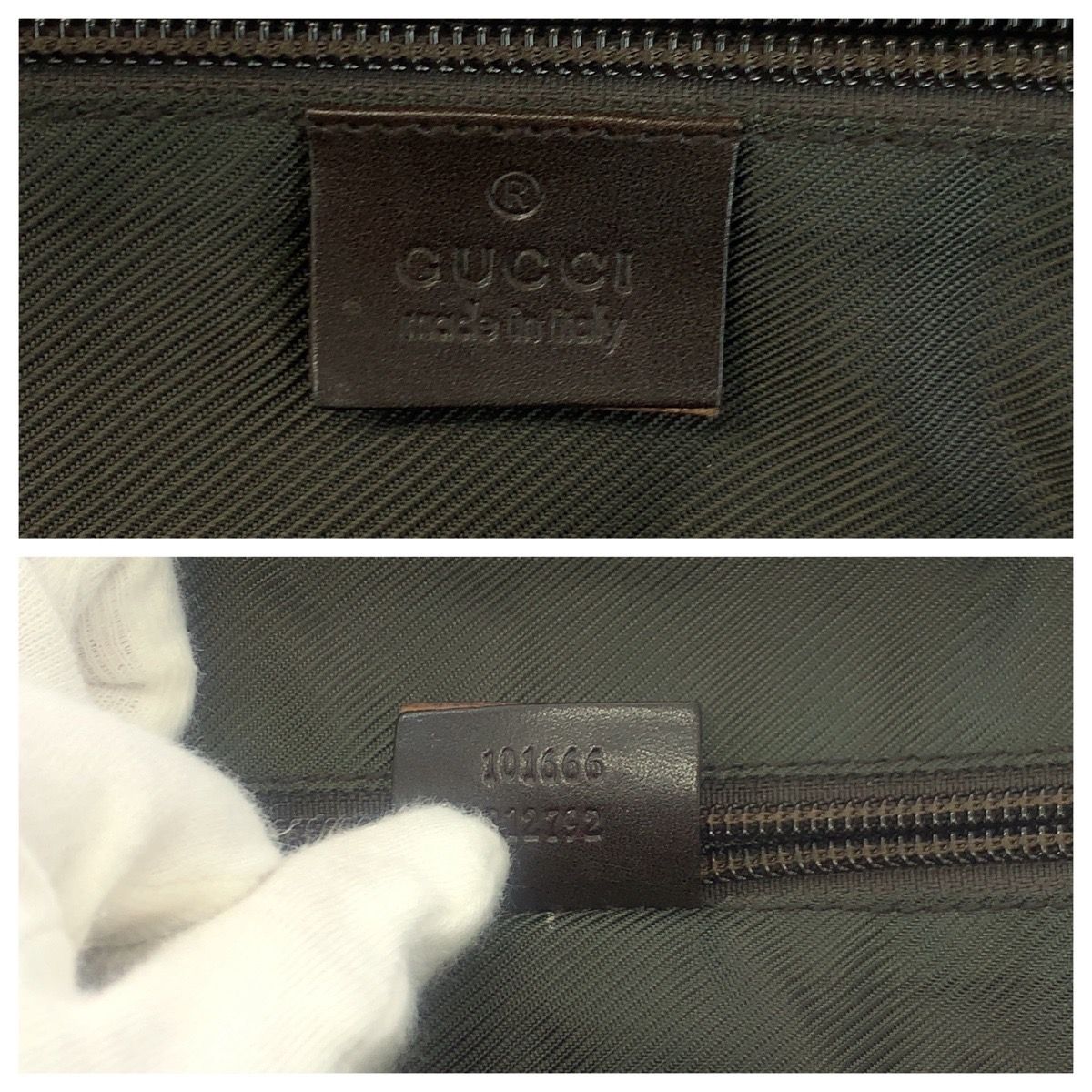 美品 GUCCI グッチ ベージュ ブラウン シルバー金具 GGスプリーム